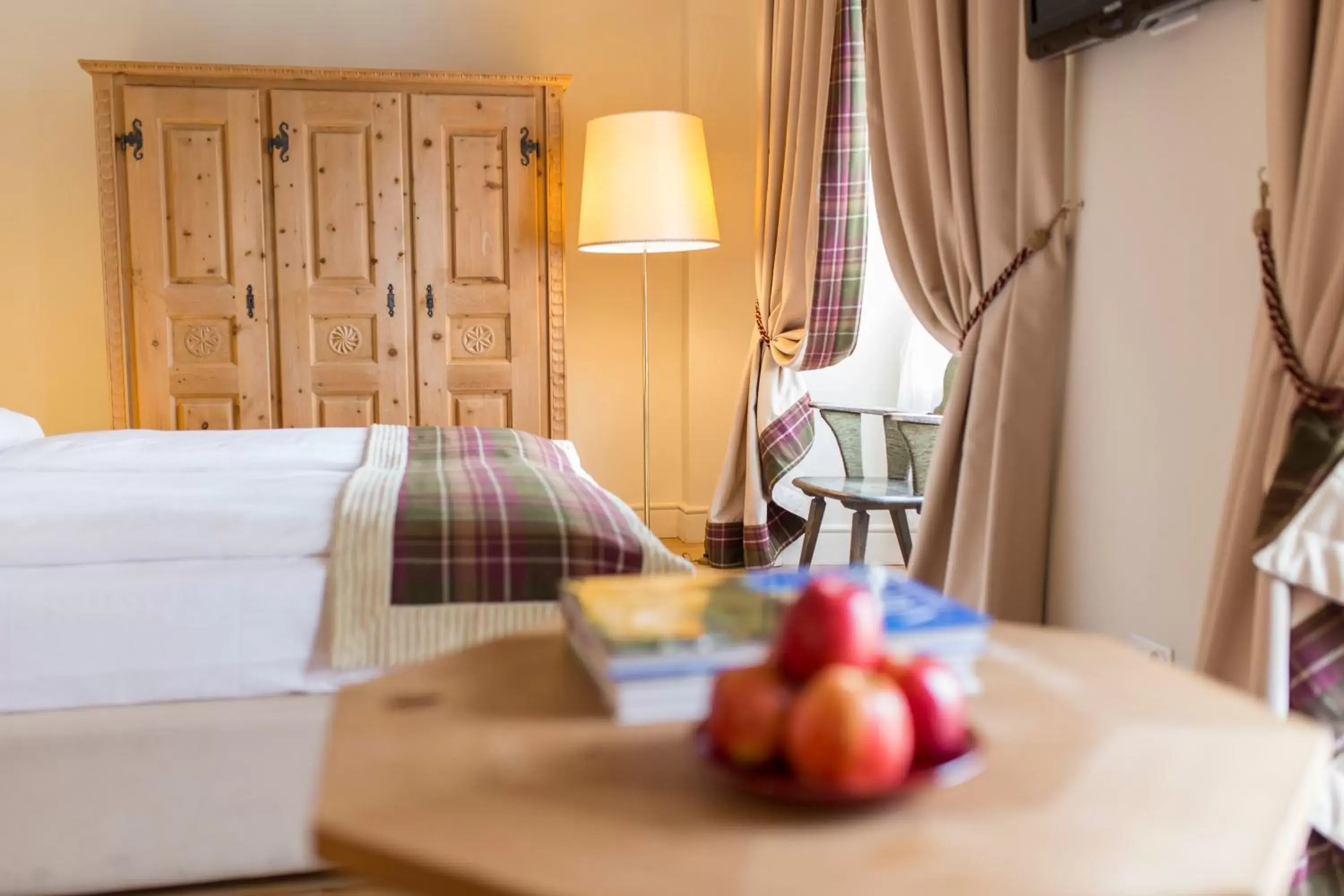 Bed in Hotel Bernina 1865 by Kleos Group Collection Bed in Hotel Bernina 1865 by Kleos Group Collection