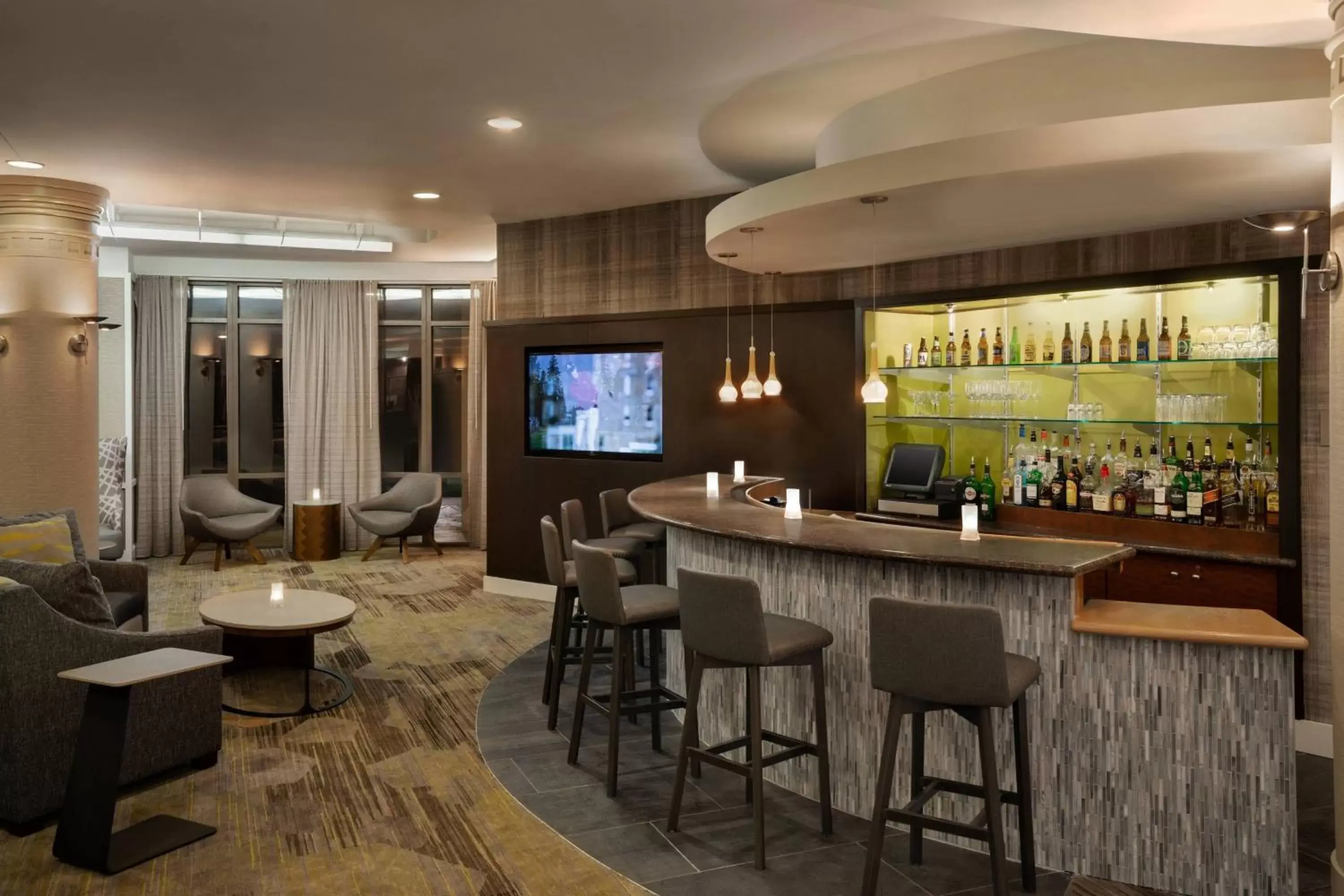 Lobby or reception, Lounge/Bar in Courtyard by Marriott Middletown Goshen