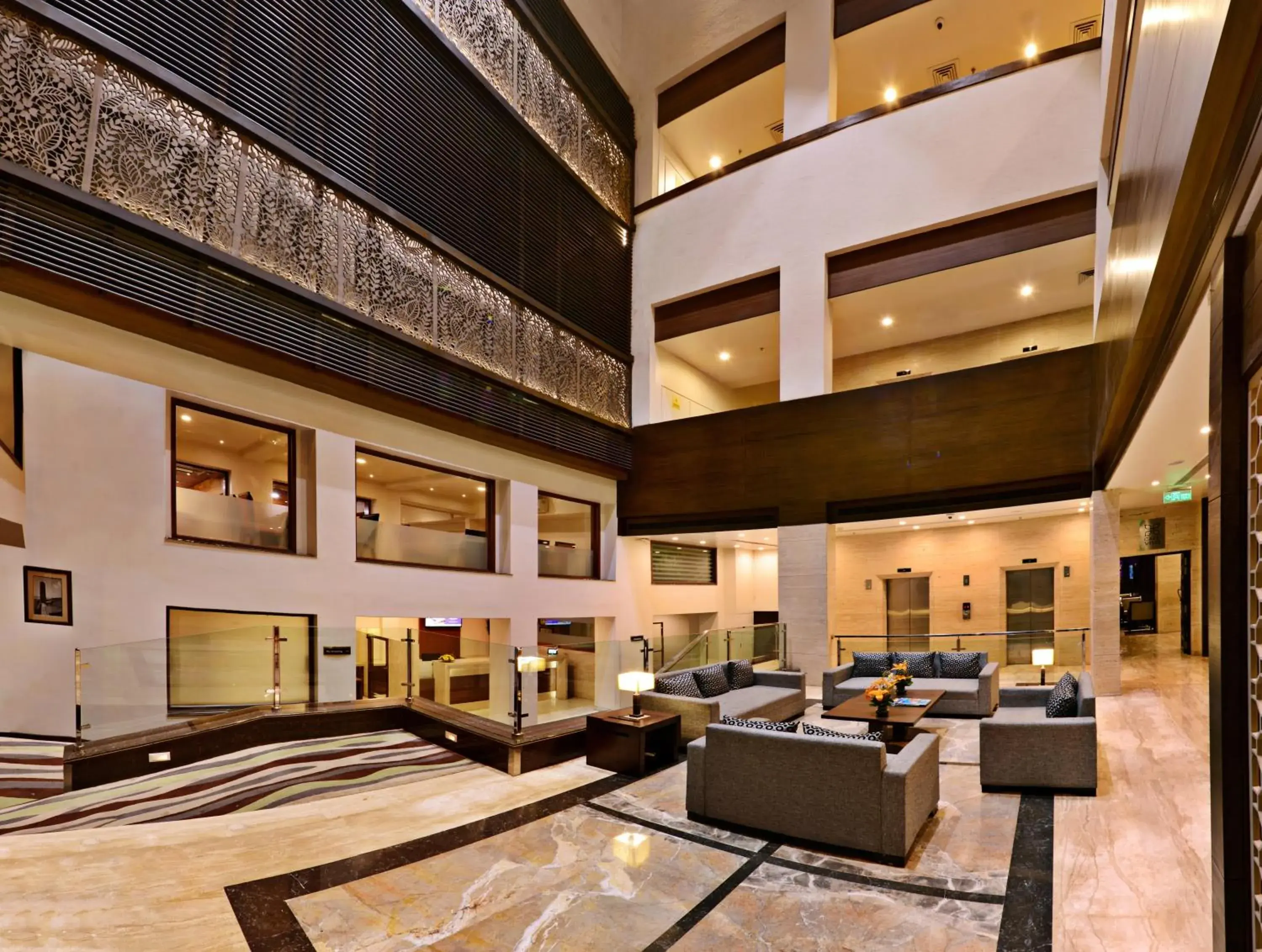 Lobby or reception in Leisure Inn Grand Chanakya Lobby or reception in Leisure Inn Grand Chanakya