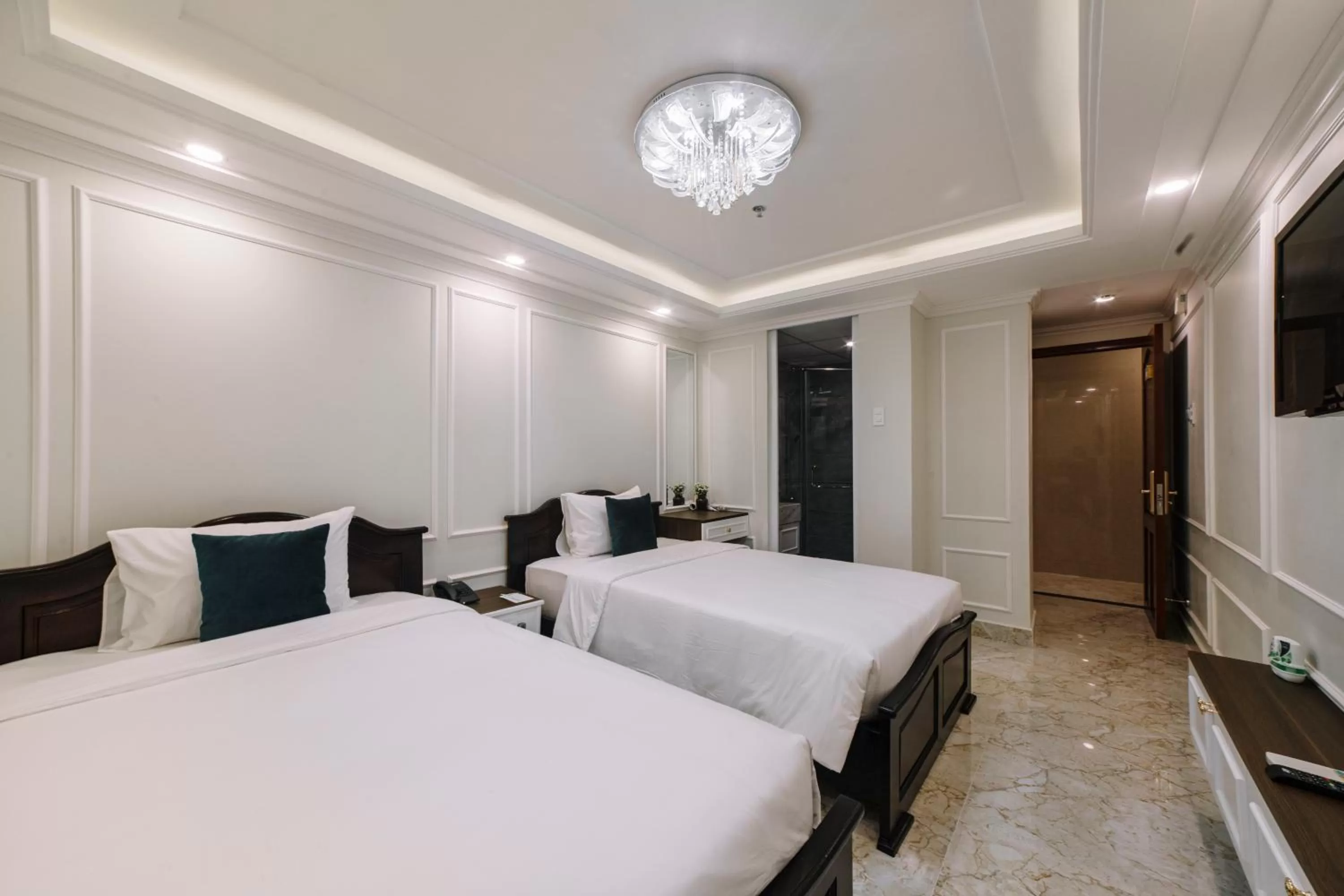 Bed in Saigon Hanoi Central Hotel