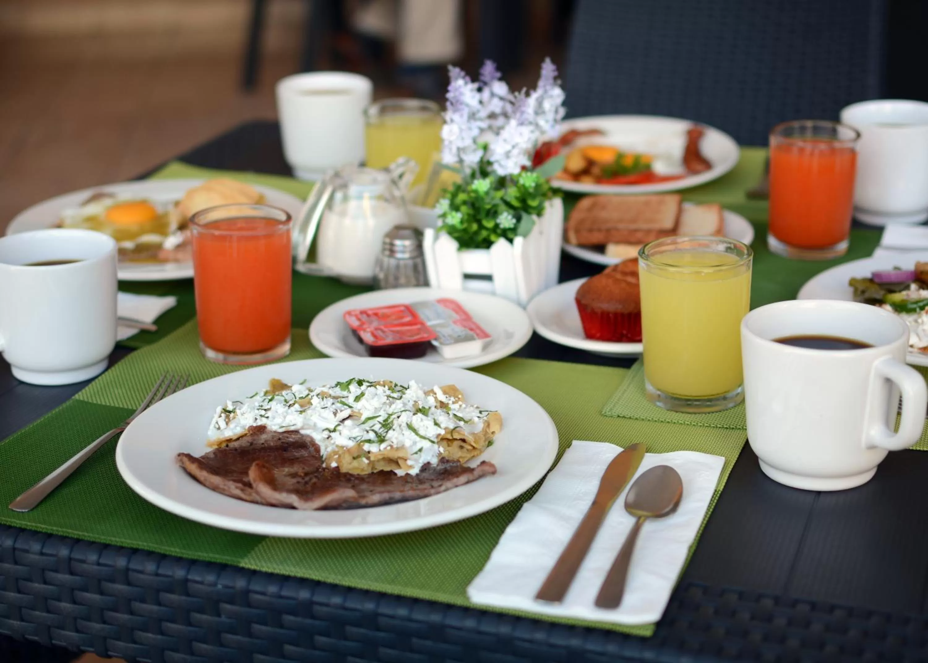 Breakfast in Amarea Hotel Acapulco