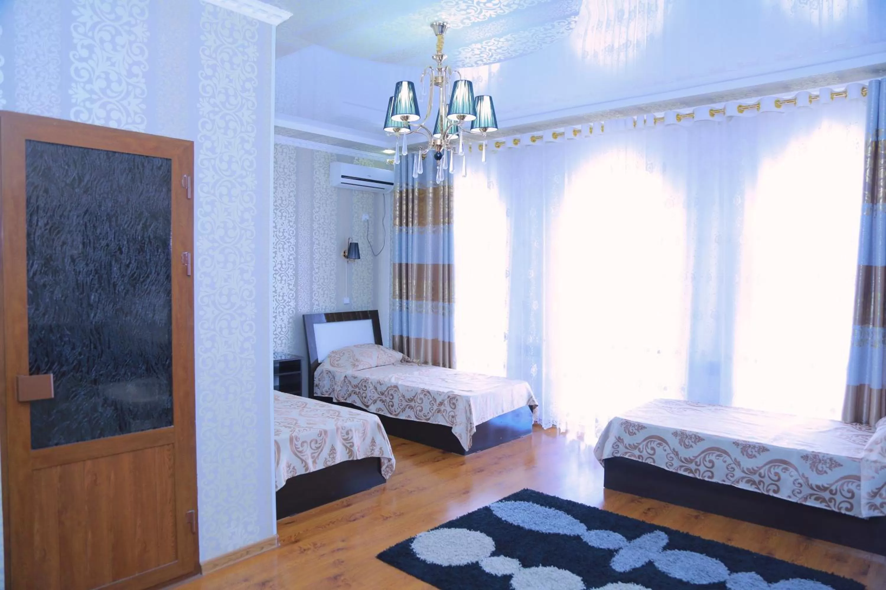 Photo of the whole room, Bed in Hotel Euro Asia Khiva in Ichan Qala
