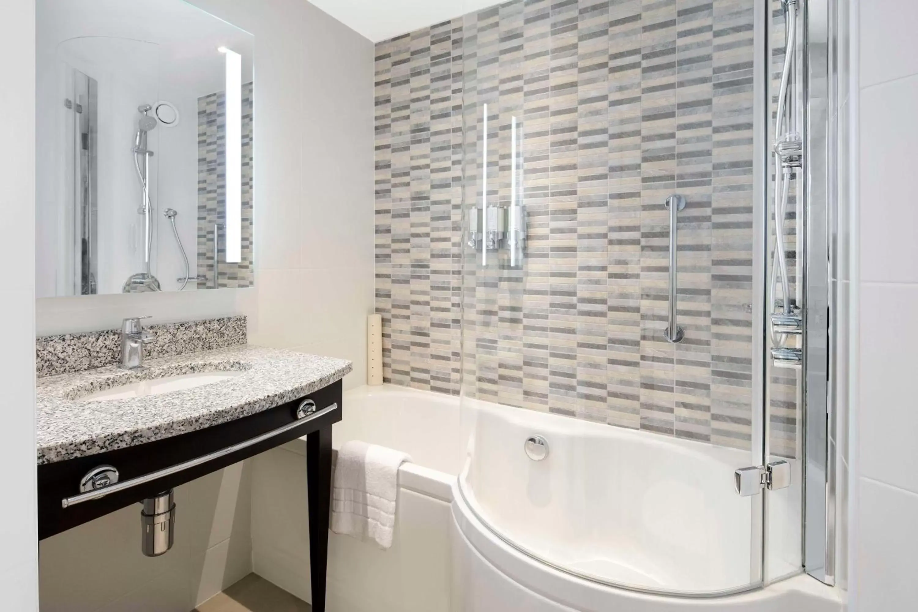 Bathroom in Hampton By Hilton London Stansted Airport