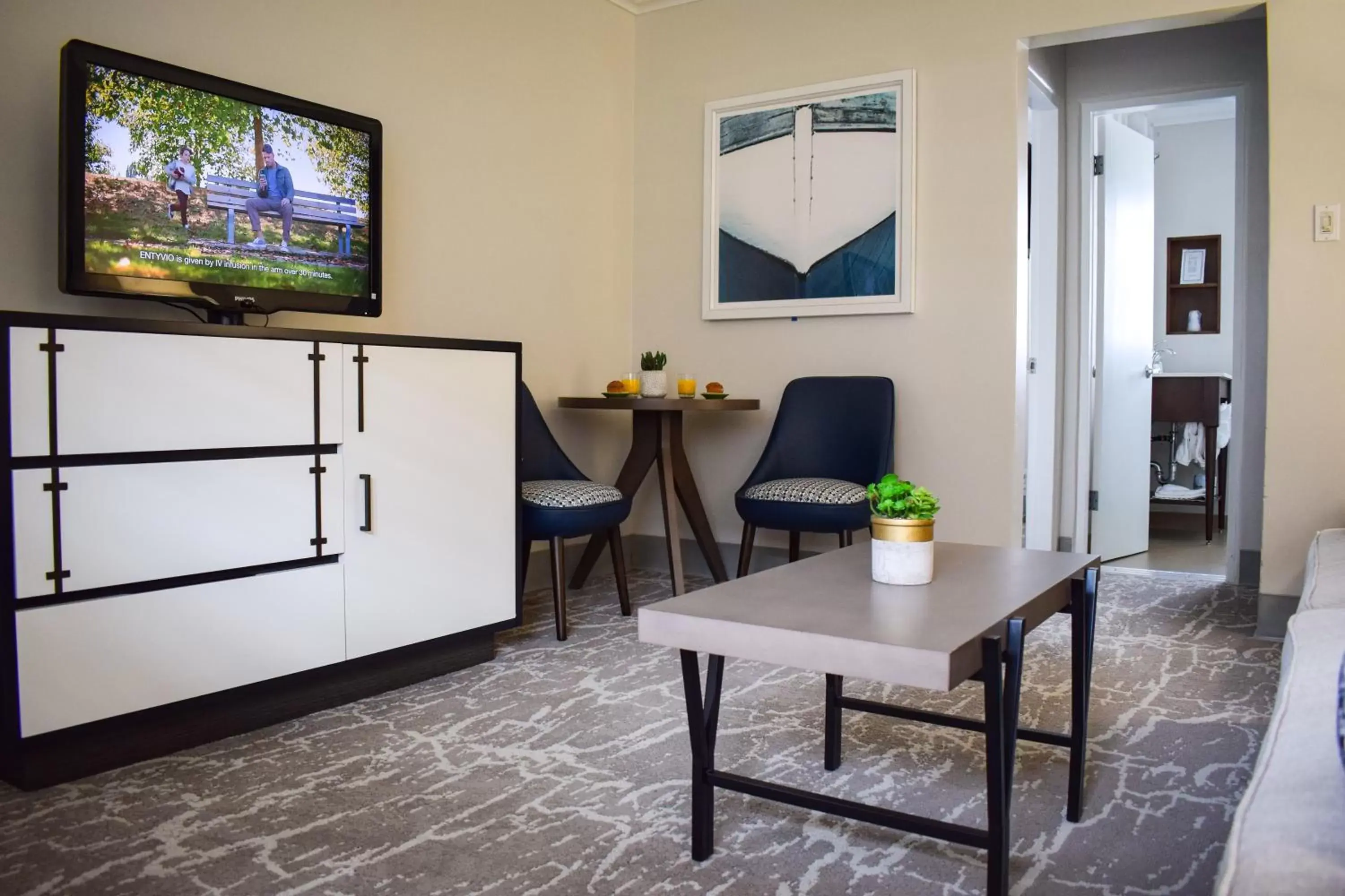 TV and multimedia, Seating Area in Beachside Inn