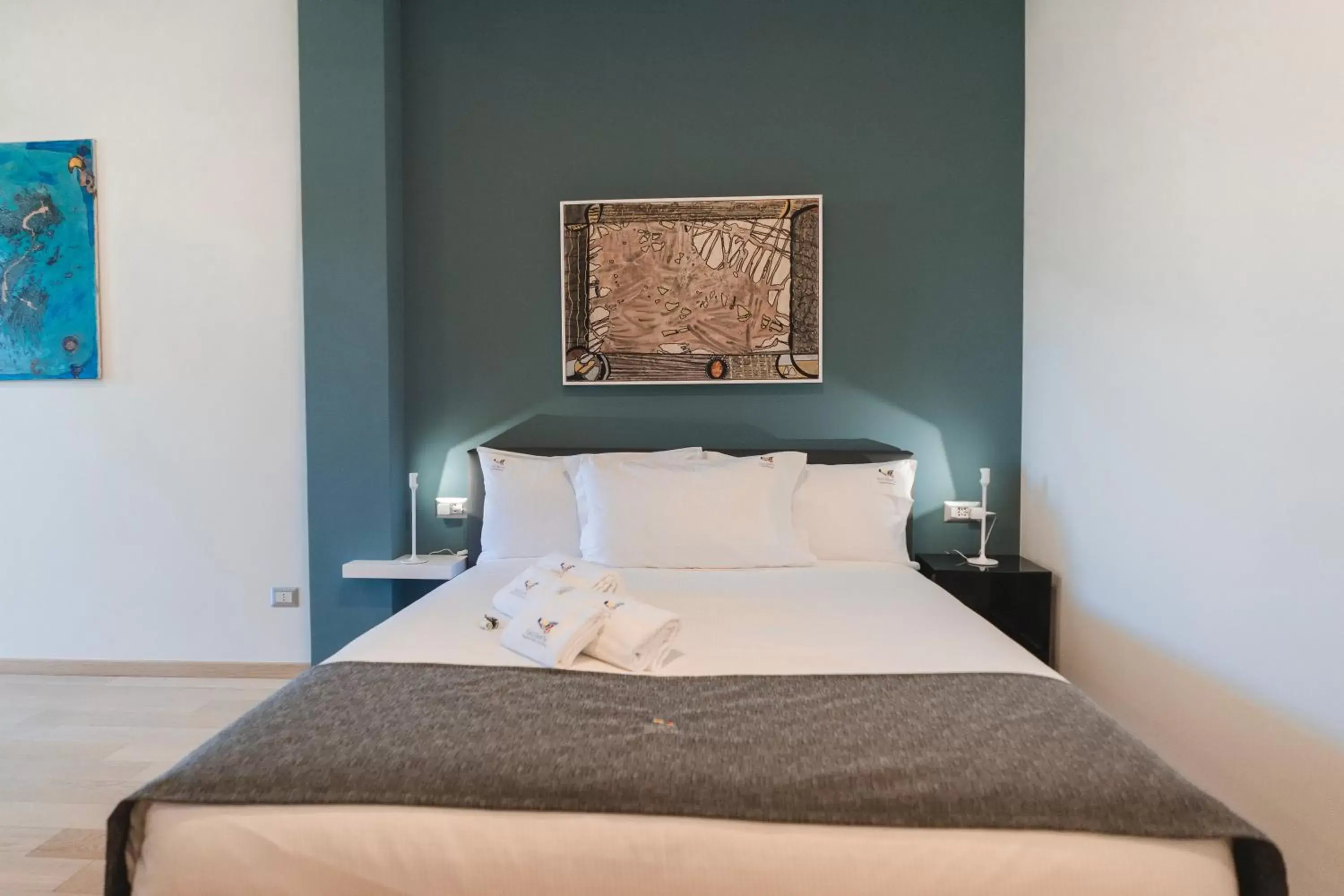 Bed in Sicilia's Art Hotel & Spa Bed in Sicilia's Art Hotel & Spa