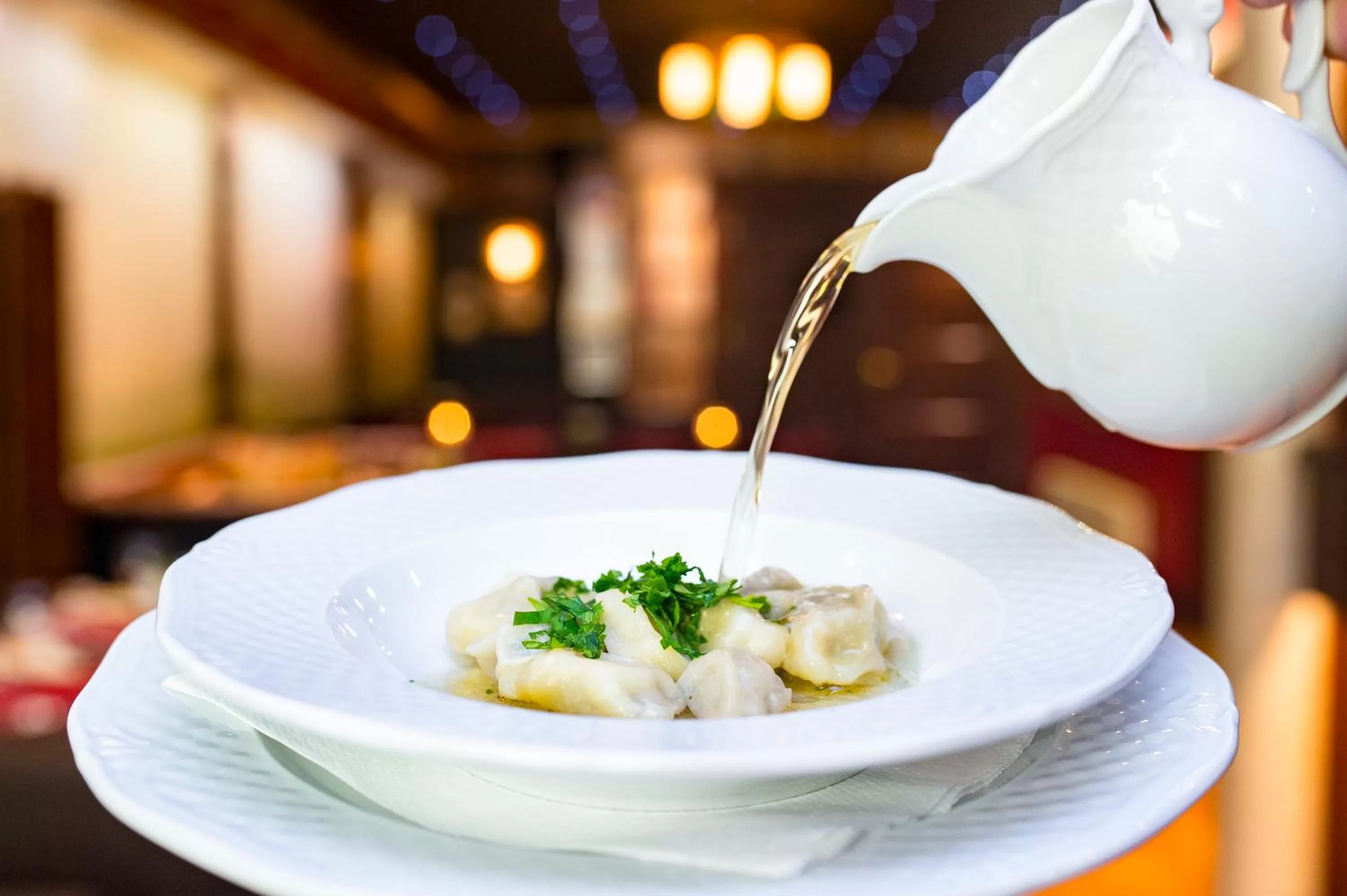 Food close-up in Hotel Villa Eva