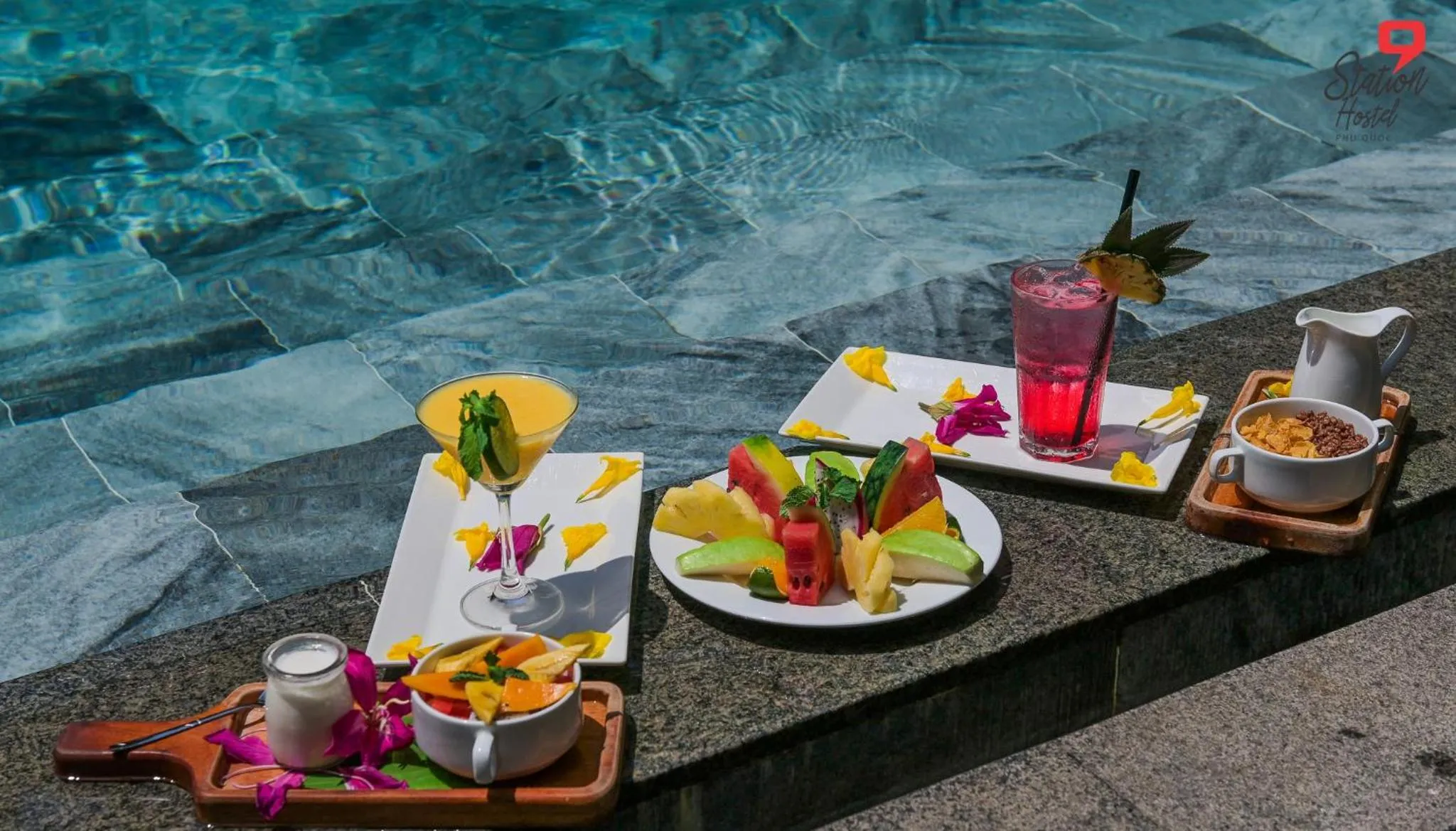 Food and drinks in 9Station Hostel & Bar Phu Quoc