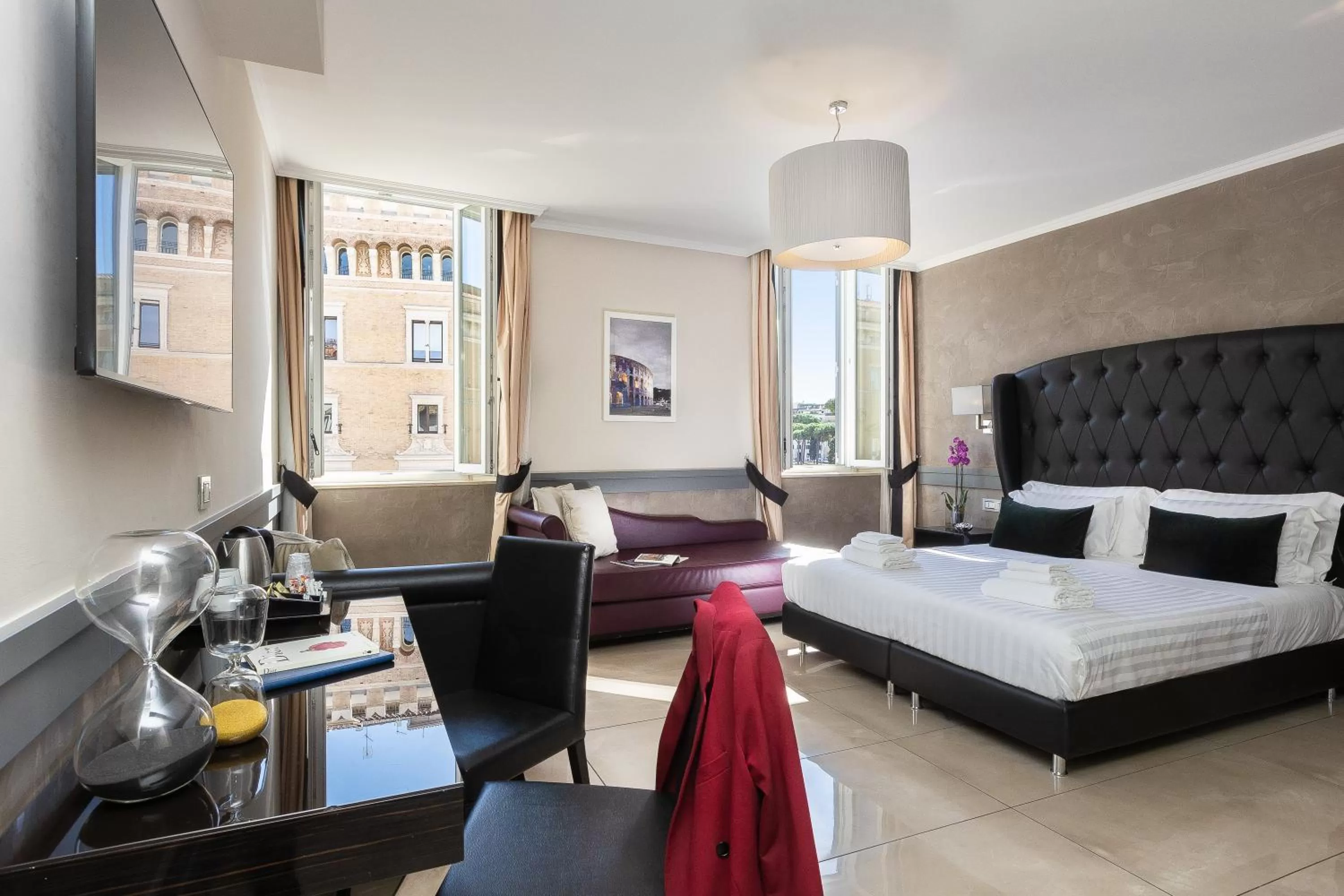 Bedroom, Bed in Hotel Castellino Roma