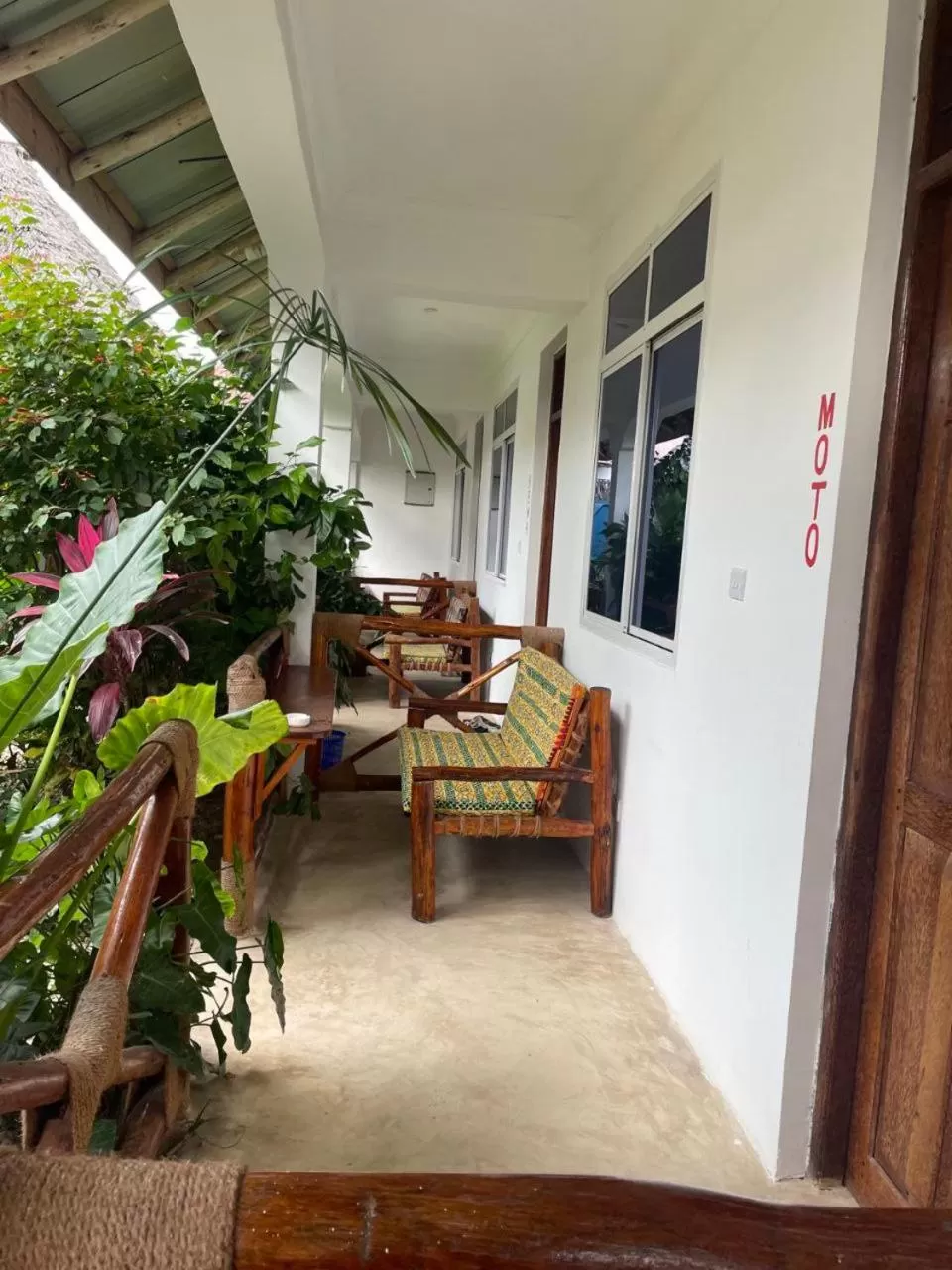 Balcony/Terrace in MaNa Nungwi