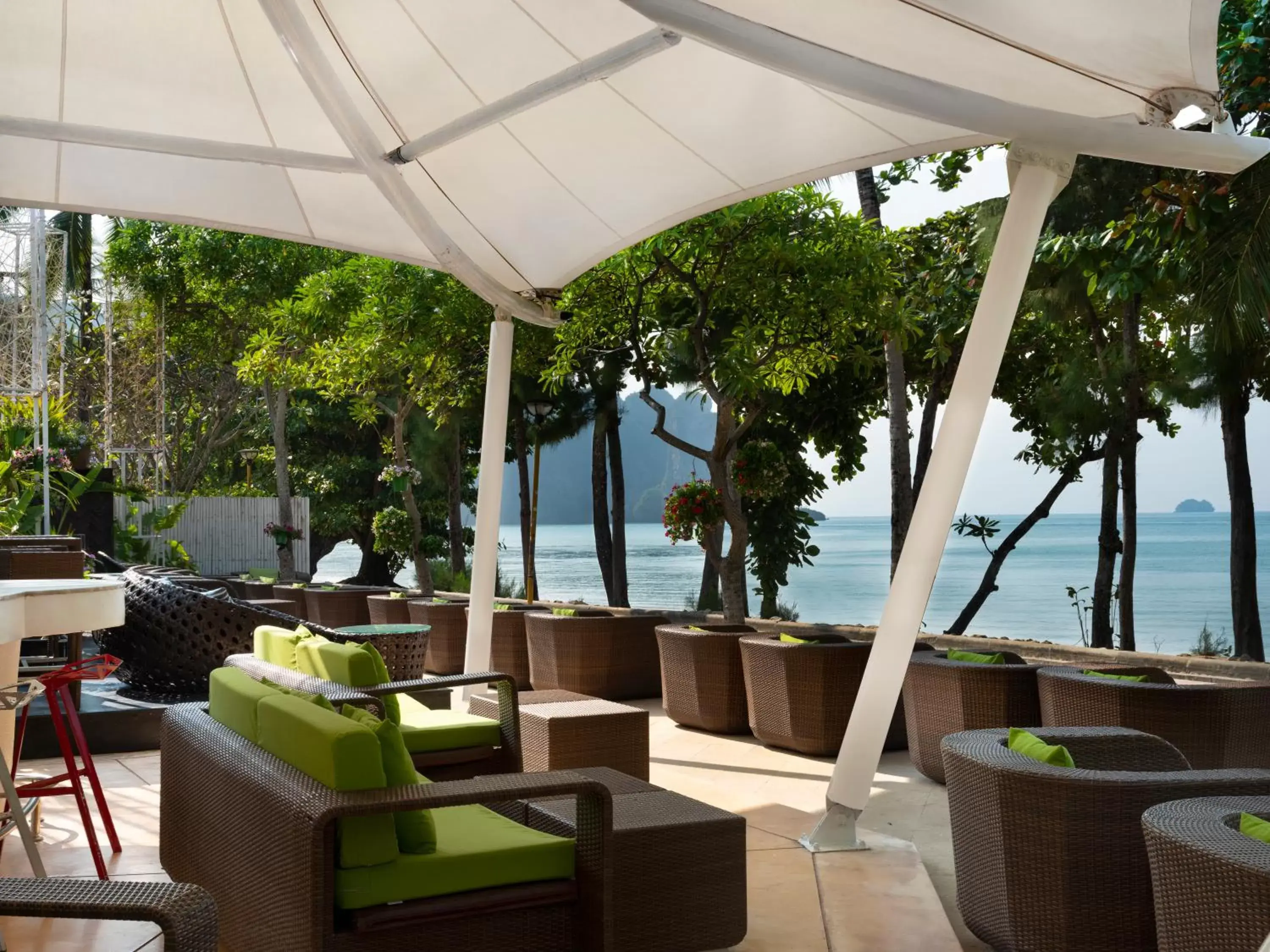 Patio, Restaurant/Places to Eat in Aonang Villa Resort - SHA Extra Plus