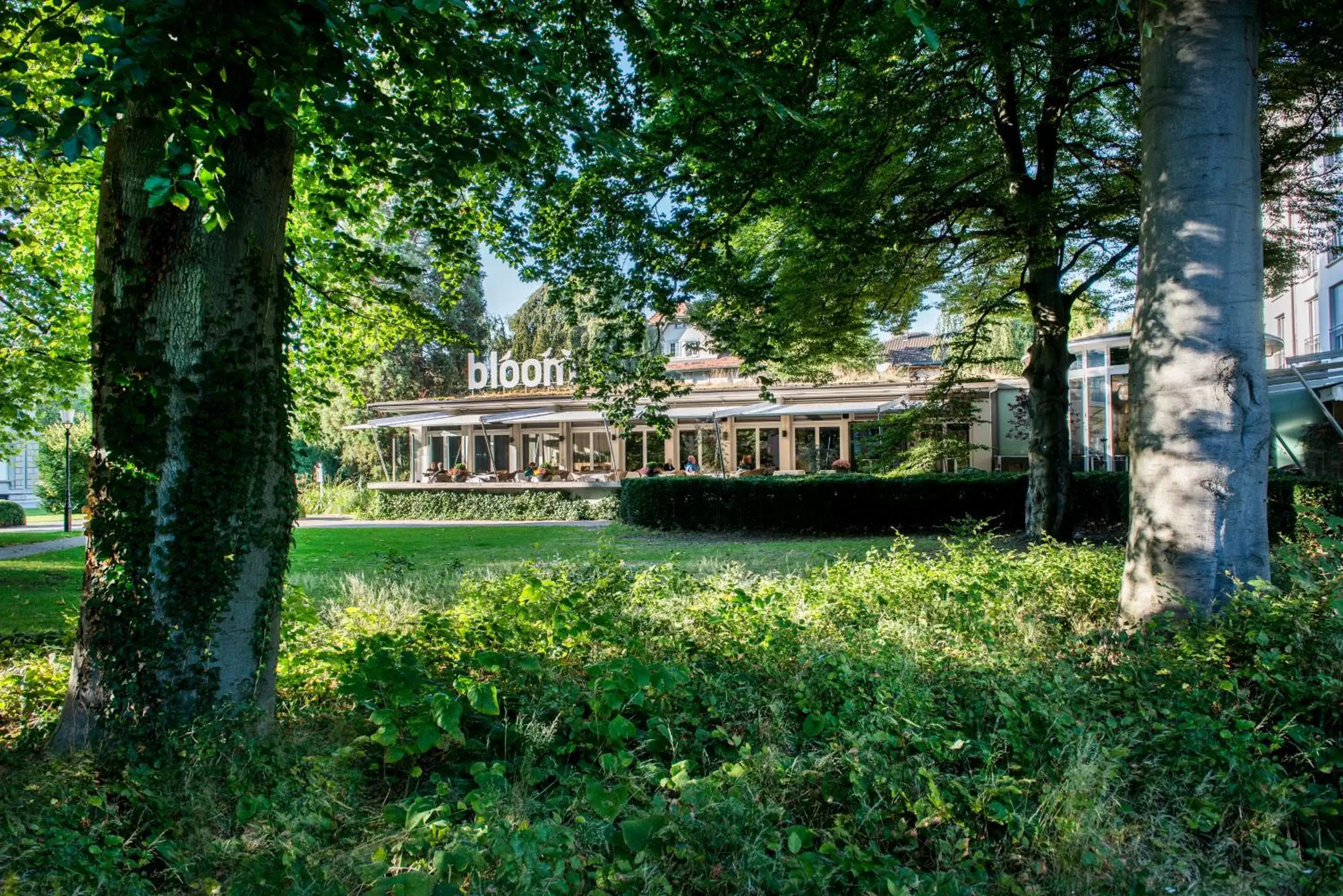 Garden, Property Building in Park Hotel Winterthur