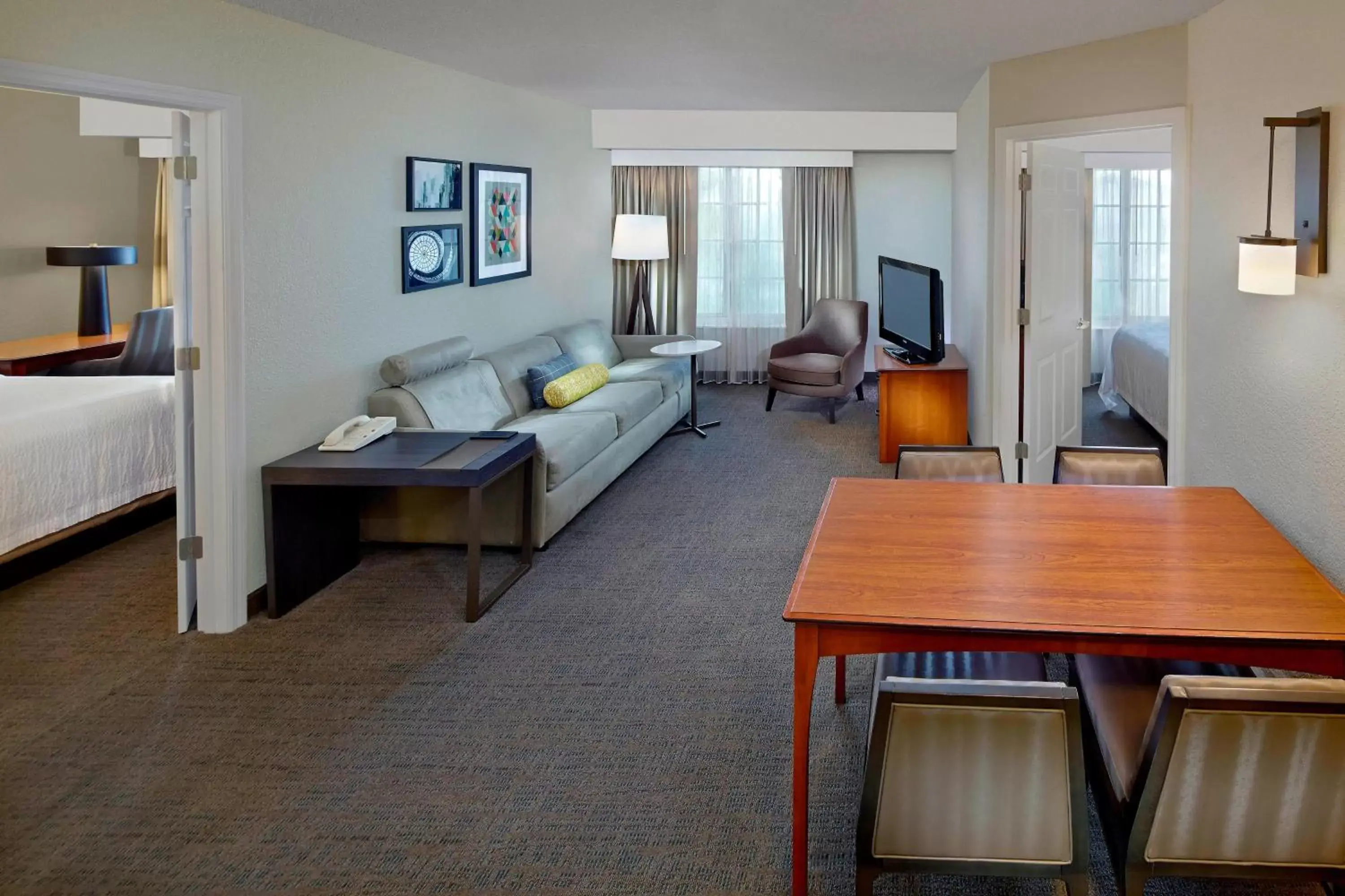Living room, Seating Area in Residence Inn by Marriott Fort Lauderdale Weston