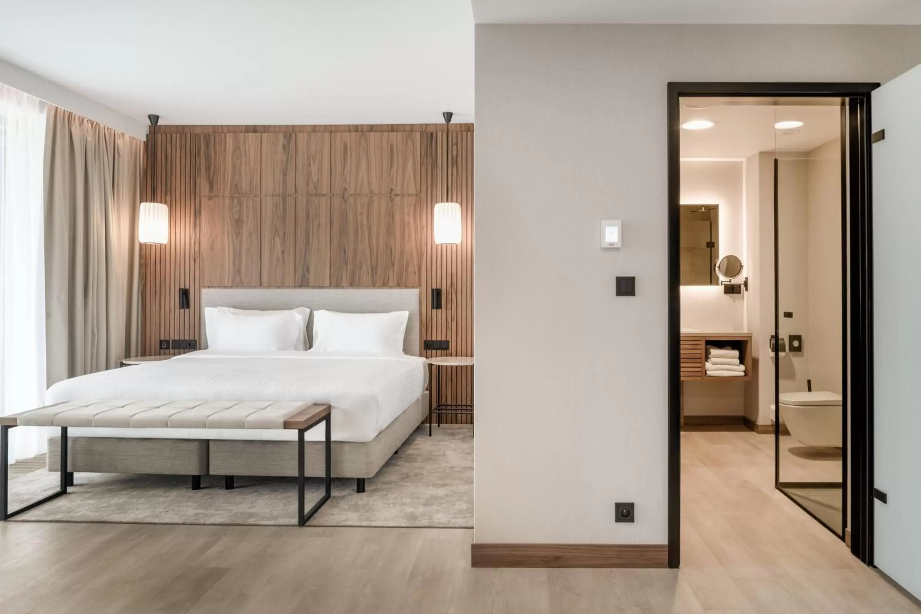 Bedroom, Bed in AC Hotel by Marriott Krakow