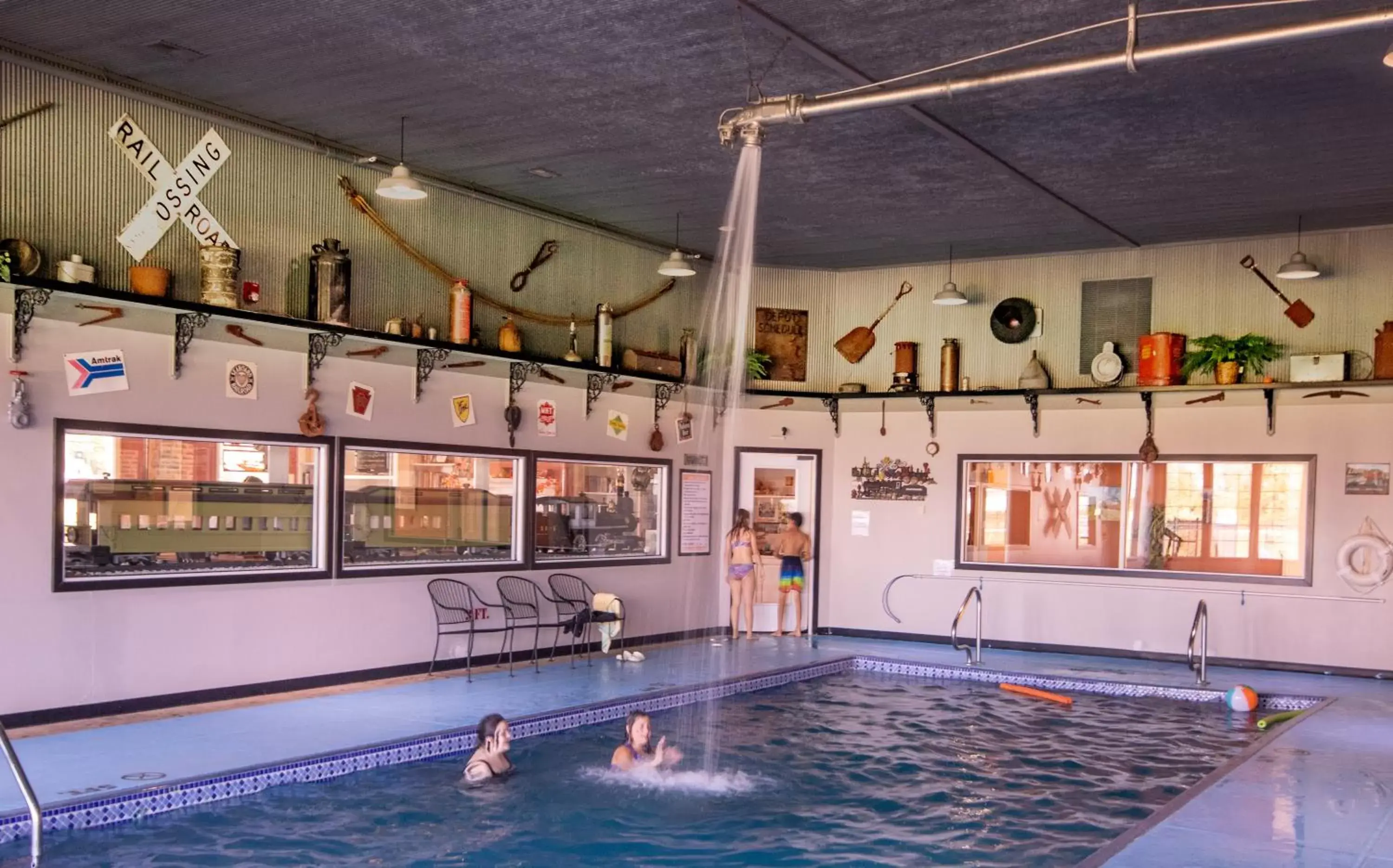 Swimming Pool in Depot Inn & Suites