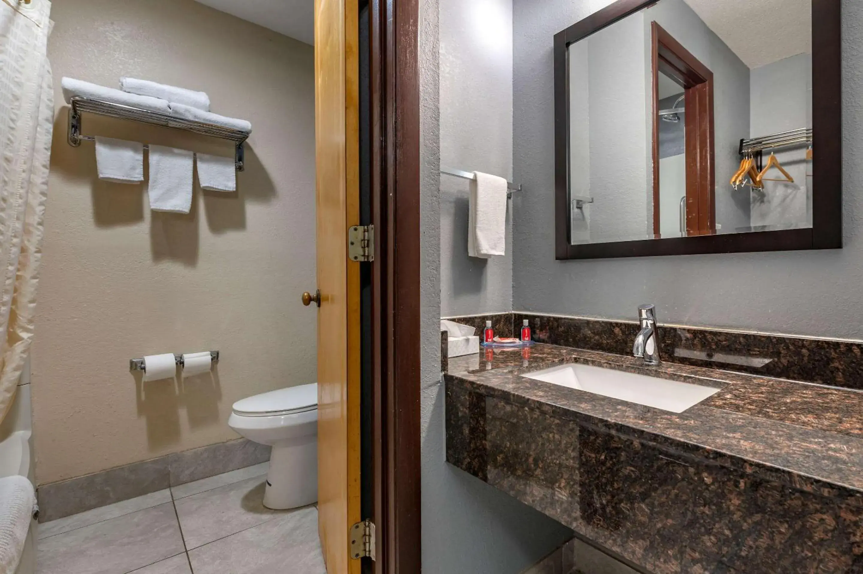 Bathroom in Econo Lodge Inn & Suites