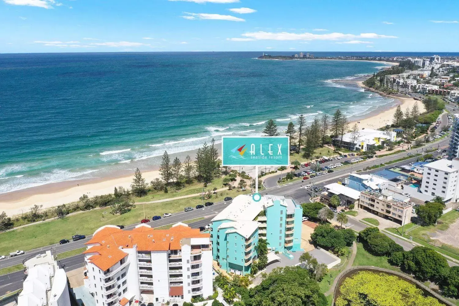 Bird's eye view, Bird's-eye View in Alex Seaside Resort