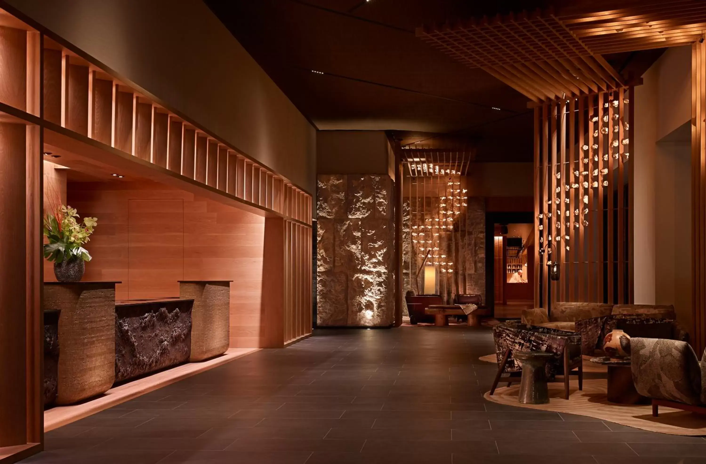 Living room, Lobby/Reception in Nobu Hotel Atlanta