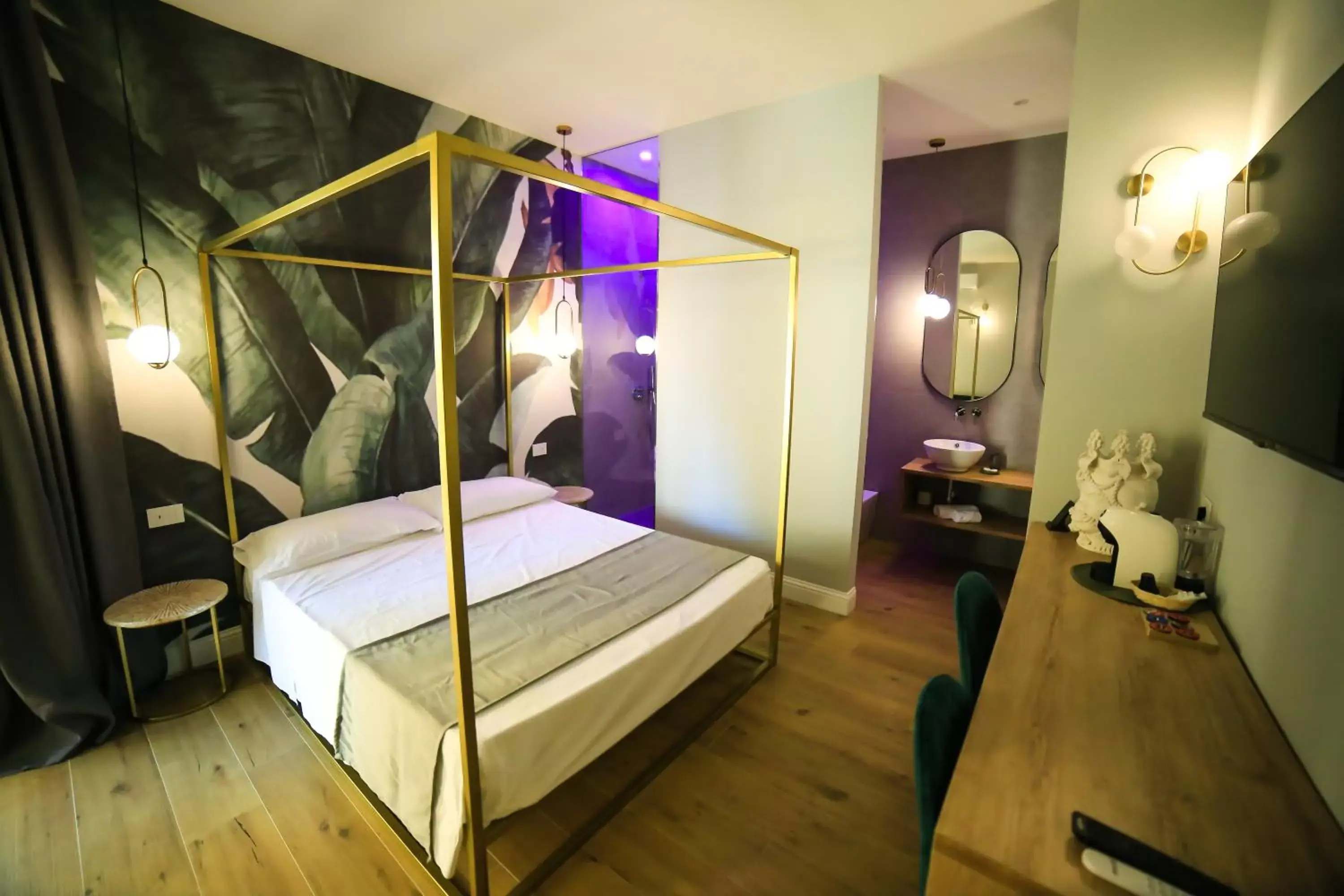 Bed in Krysos Luxury Rooms