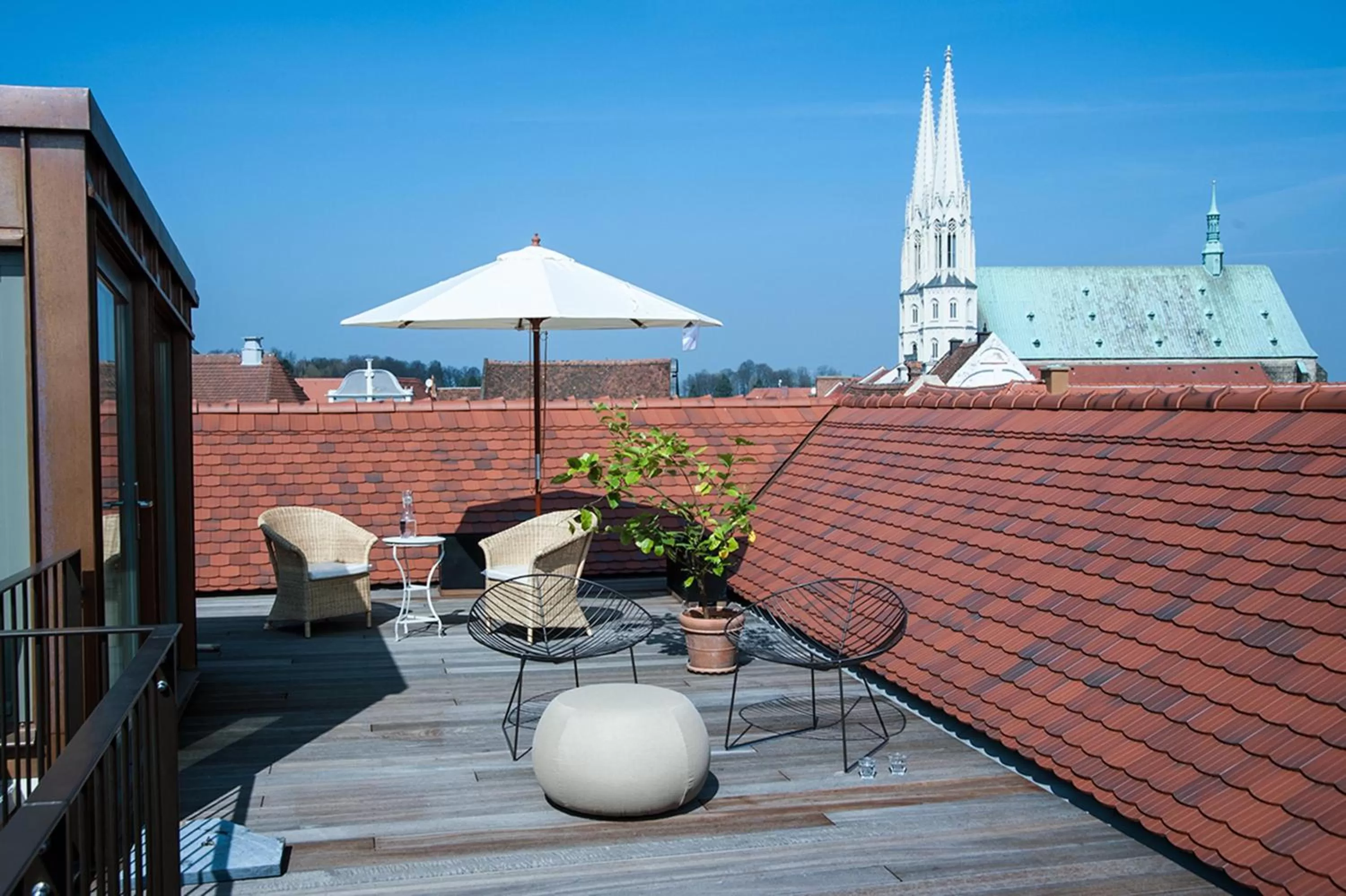 Balcony/Terrace in Emmerich Hotel Görlitz