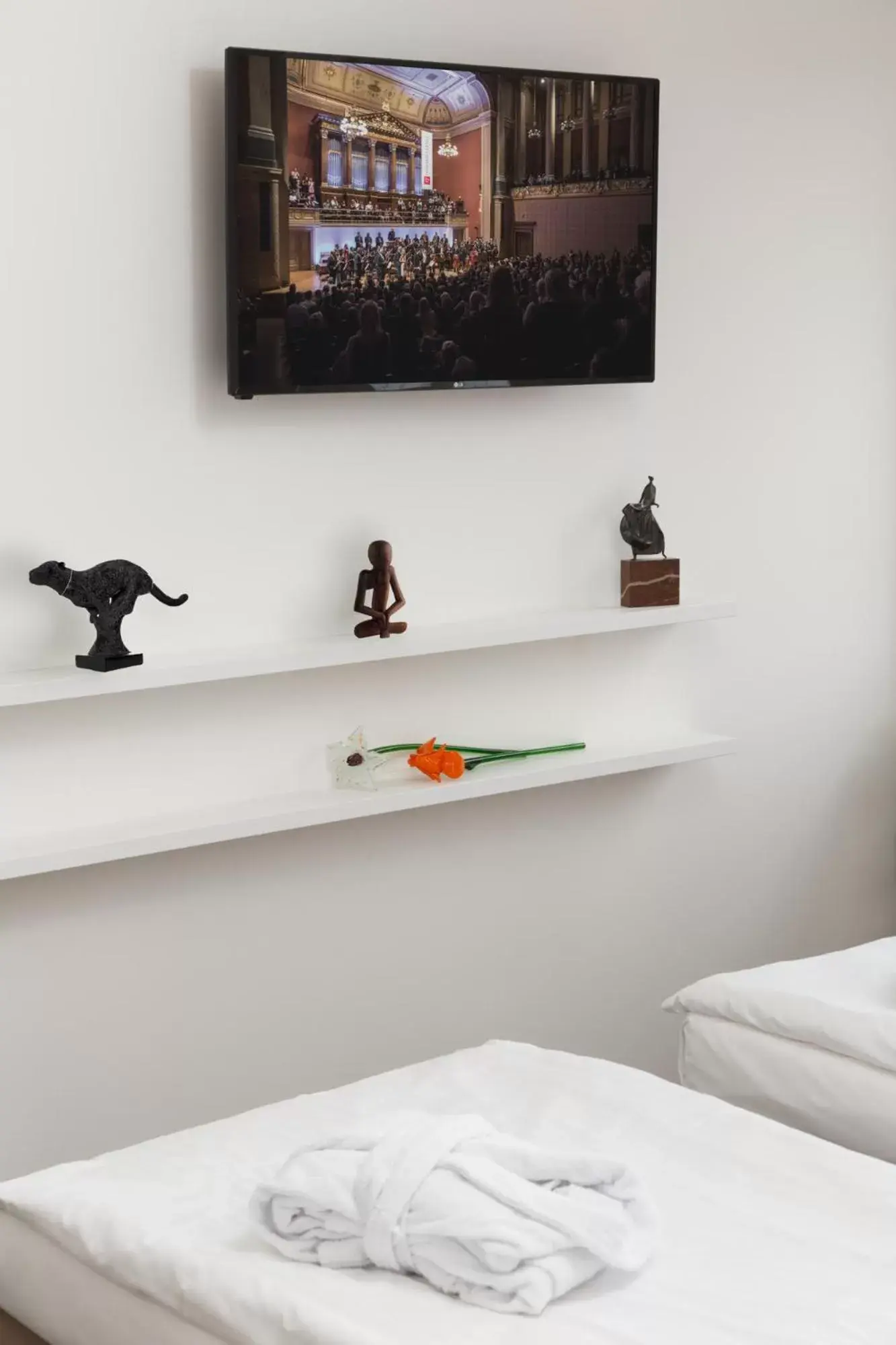 Bed in Skyhotel Prague Bed in Skyhotel Prague