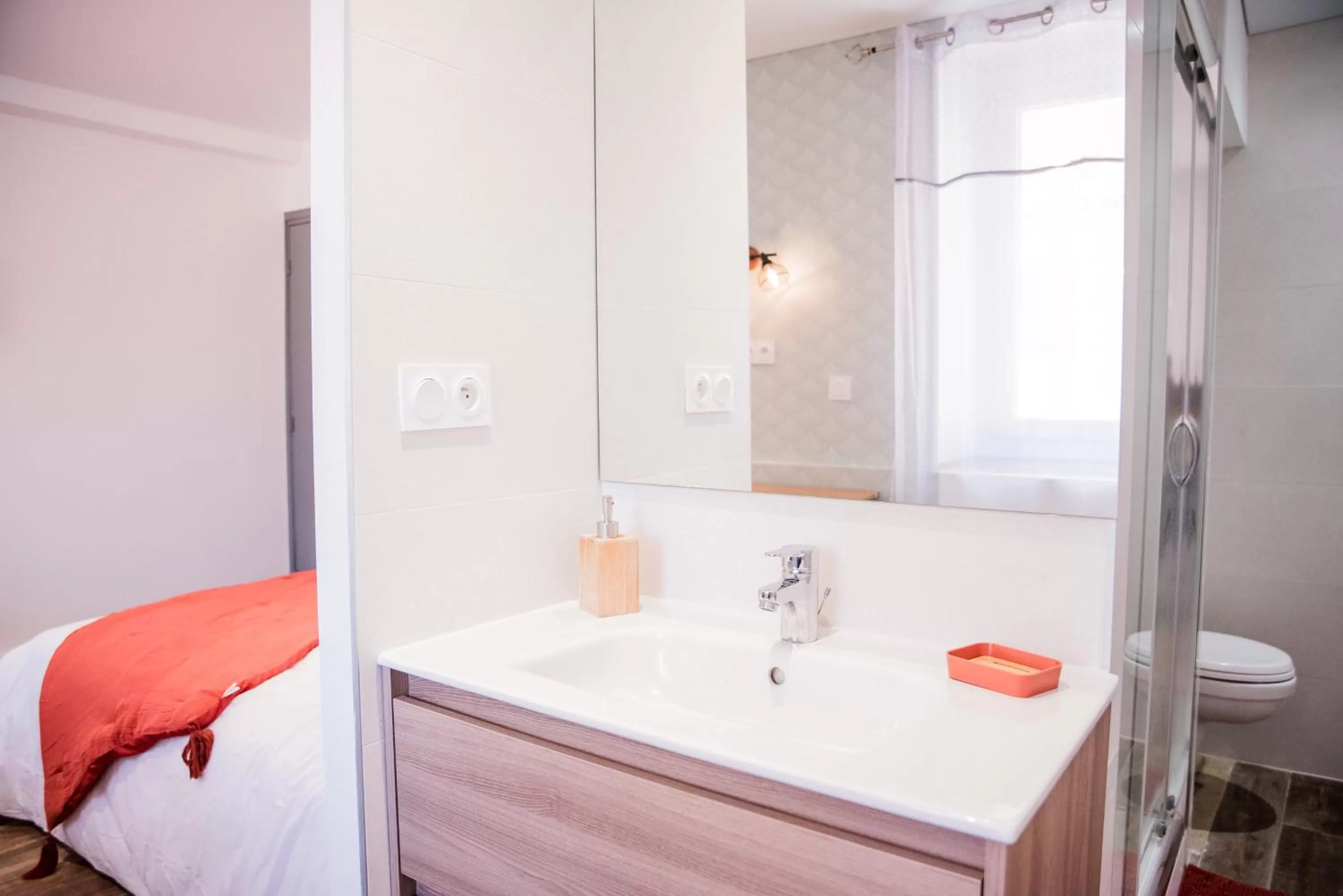 Bathroom in **Auberge de l'Aude**