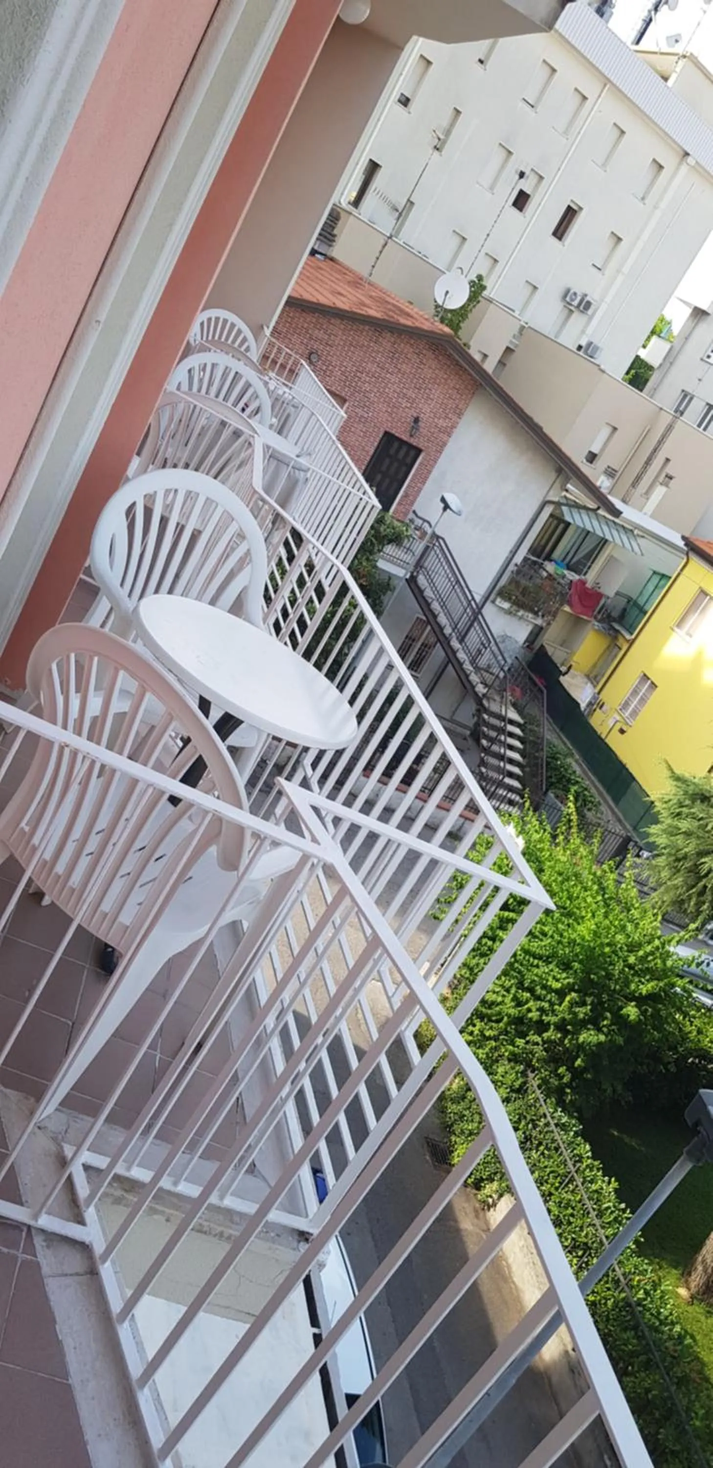 Balcony/Terrace in Hotel Britannia Rimini Marina centro