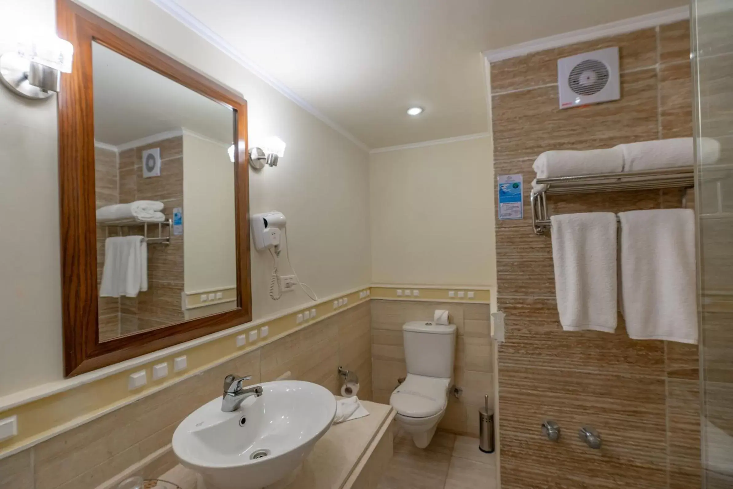 Bathroom in MinaMark Beach Resort for Families and Couples Only