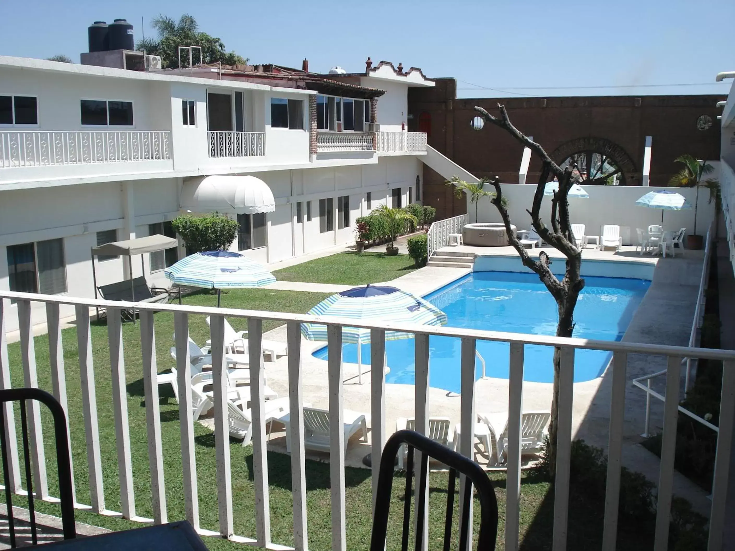 Balcony/Terrace, Pool View in AOHOM SANTUARIO HOTEL & SPA