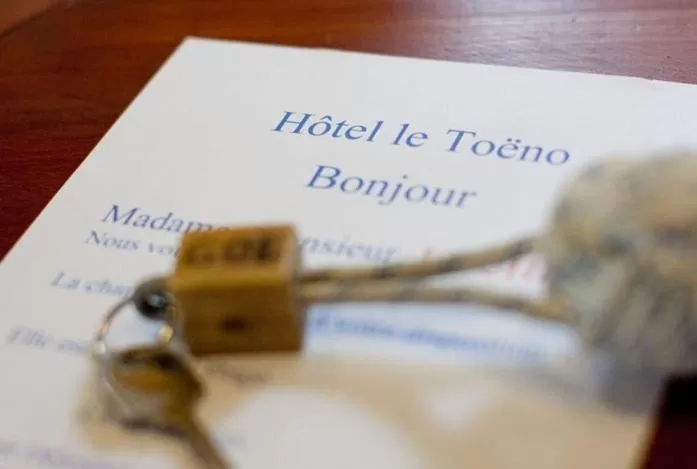 Decorative detail in Hotel Le Toeno