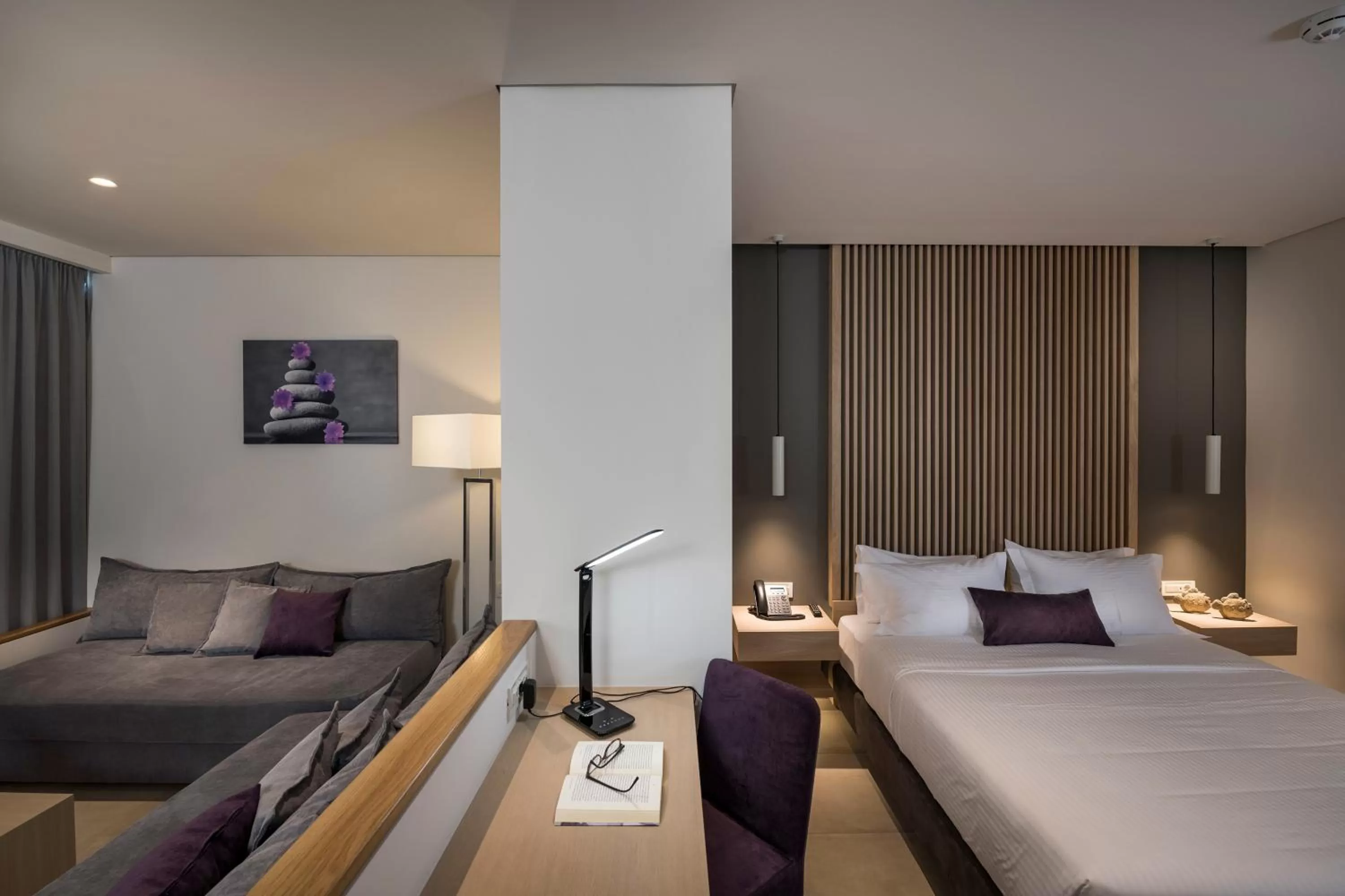 Bedroom, Bed in Trianon Luxury Apartments & Suites