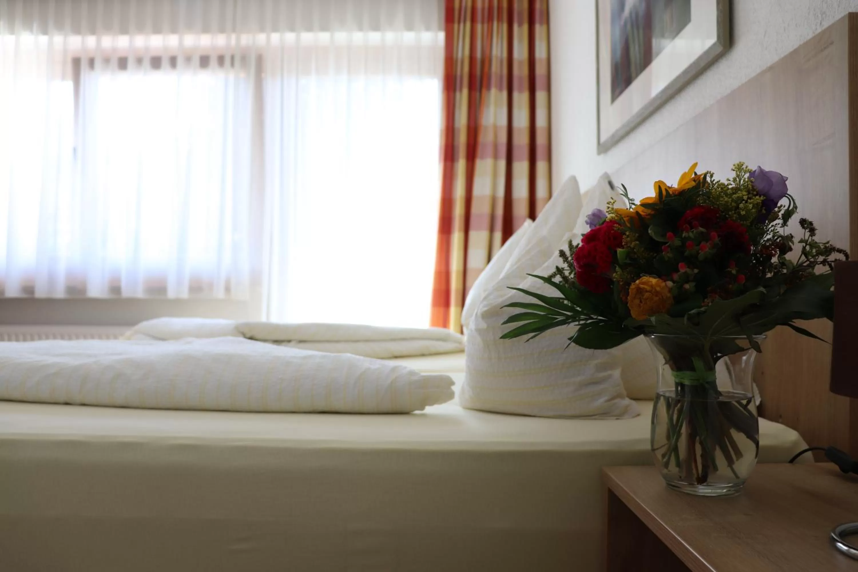 Bed in Hotel Theresia Garni