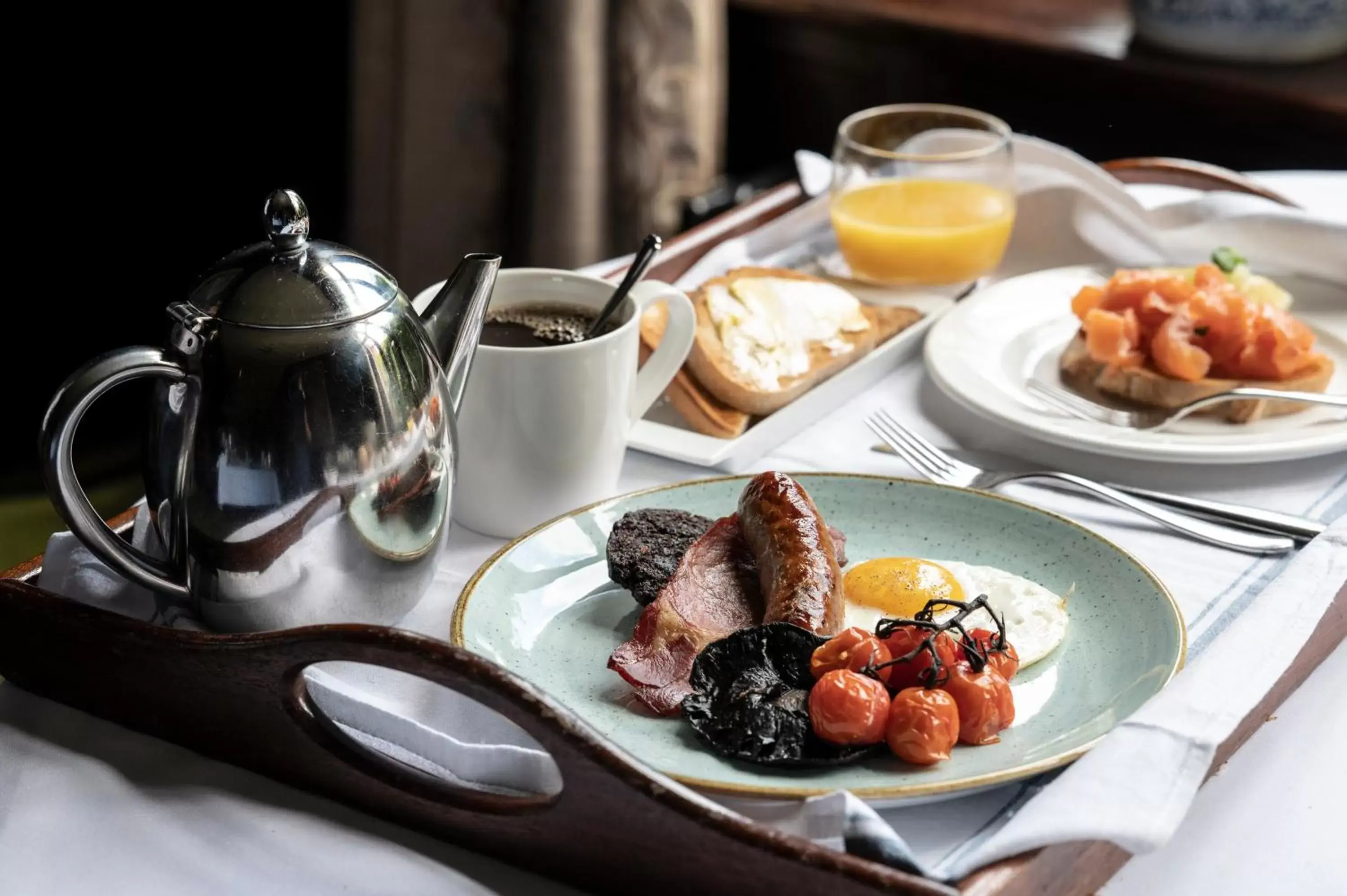 Breakfast in Ettington Park Hotel, Stratford-upon-Avon