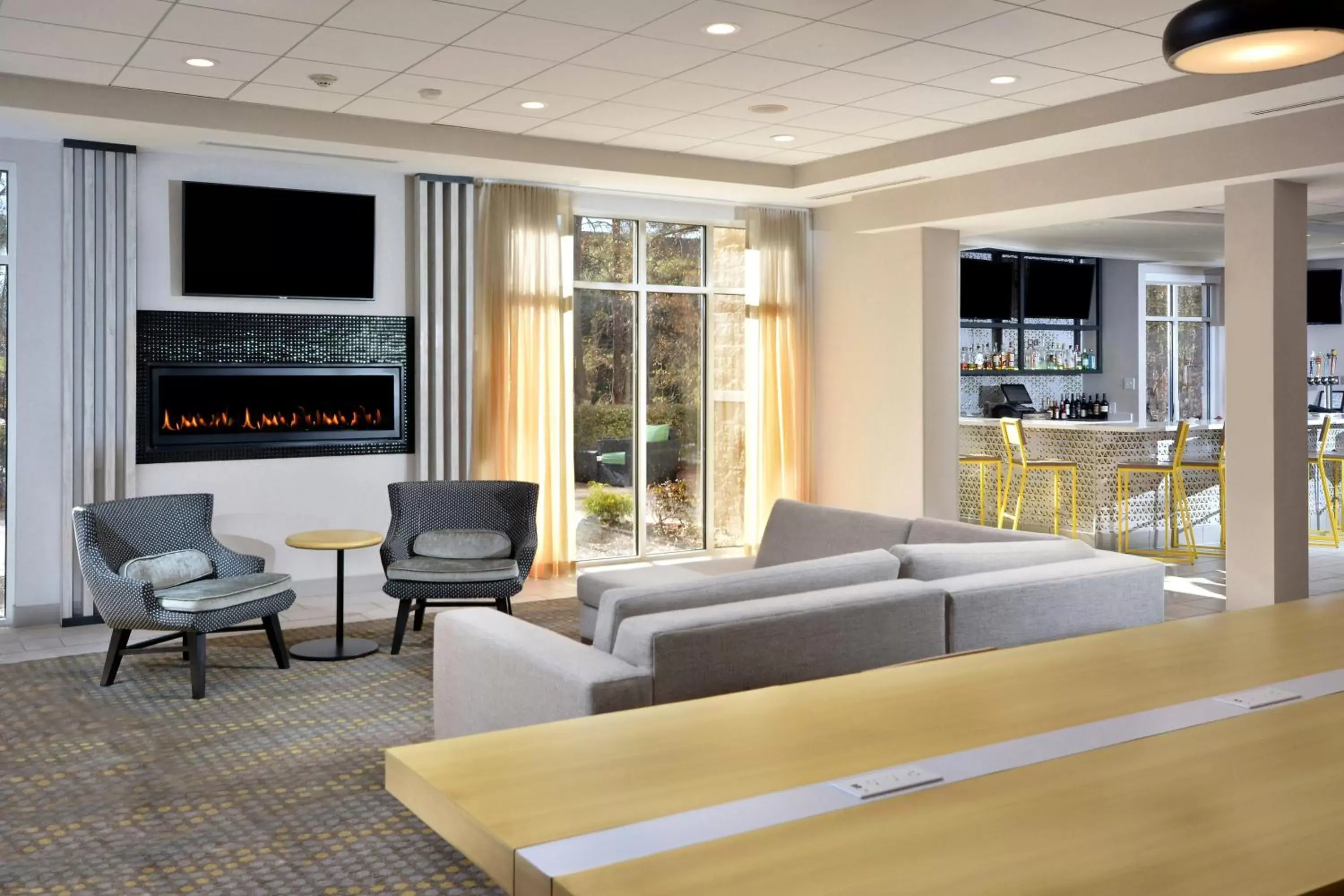 Property building, Seating Area in Holiday Inn Raleigh Durham Airport, an IHG Hotel