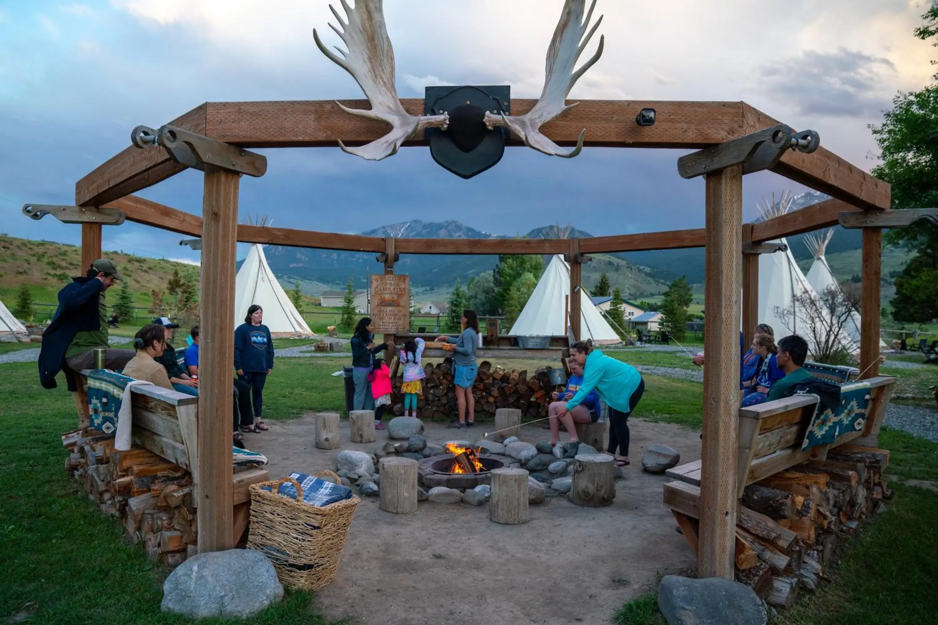 Natural landscape in Dreamcatcher Tipi Hotel