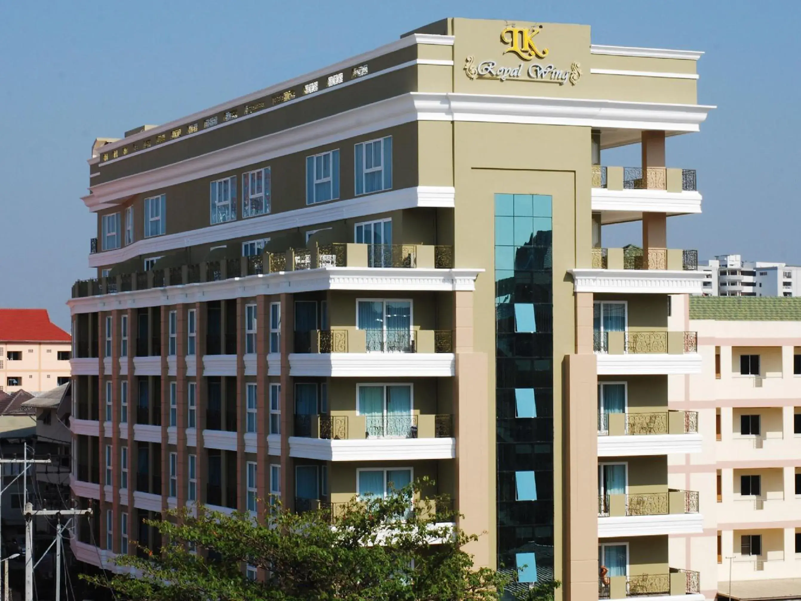 Facade/entrance in LK Royal Wing Facade/entrance in LK Royal Wing