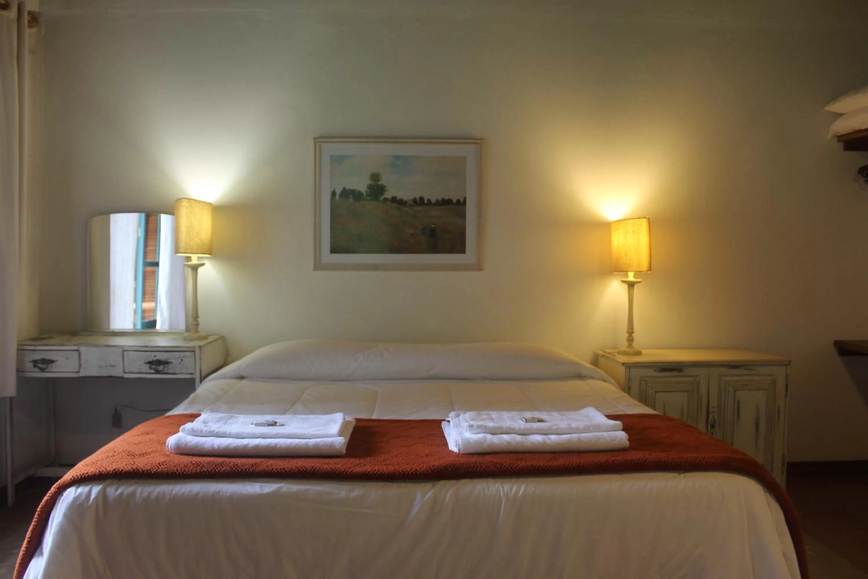 Bed in Pousada Mariza