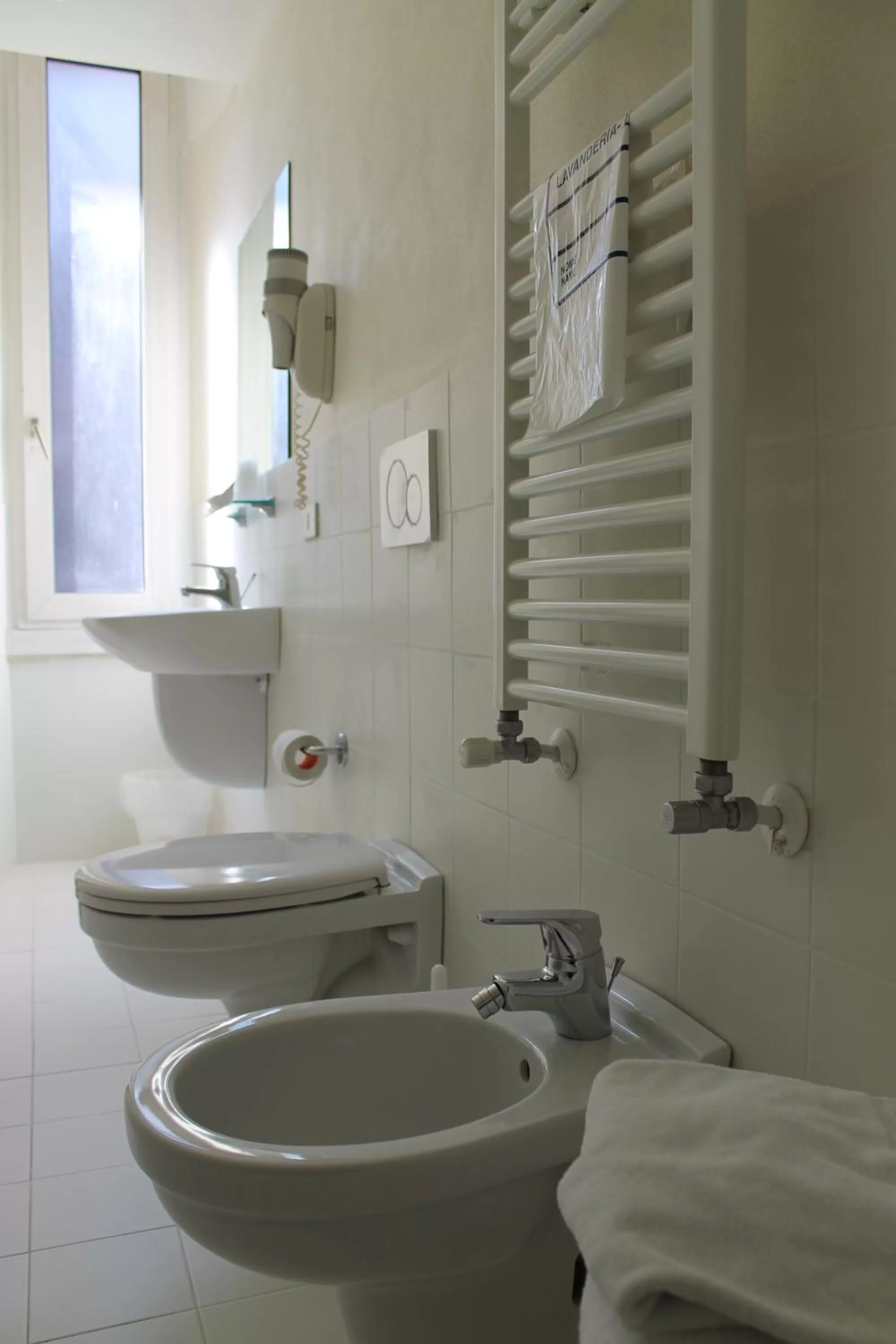 Shower in Hotel Bernina