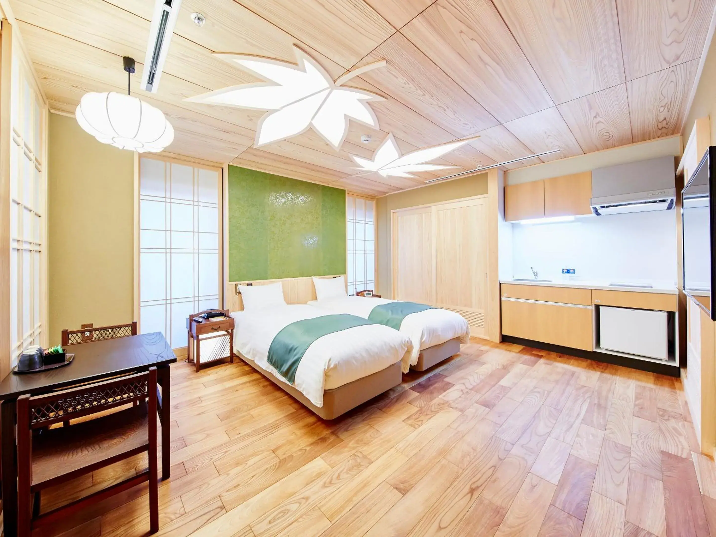 Bedroom in Sunrise Suites