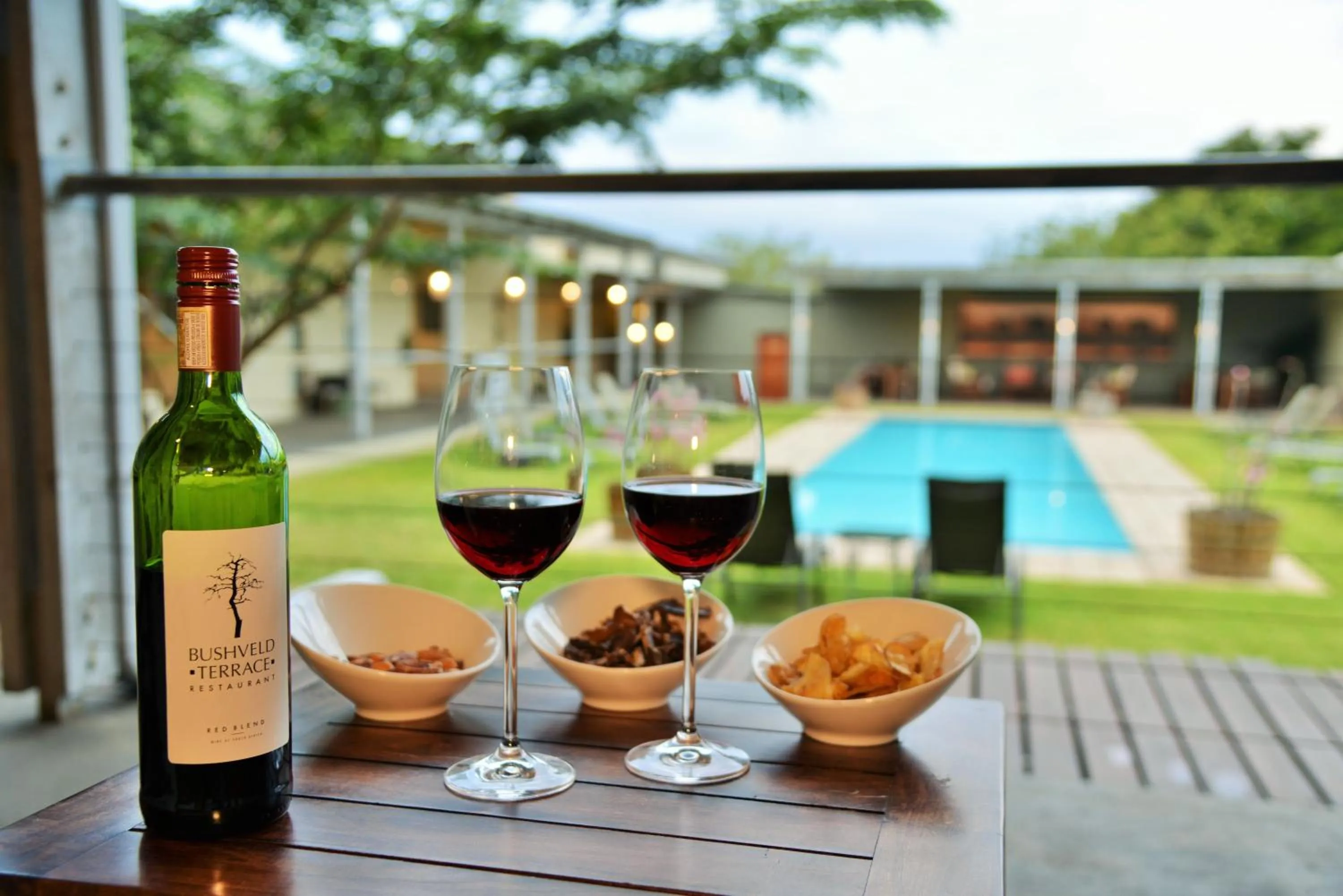 Food and drinks in Bushveld Terrace Safari Hotel, Lodge & Spa