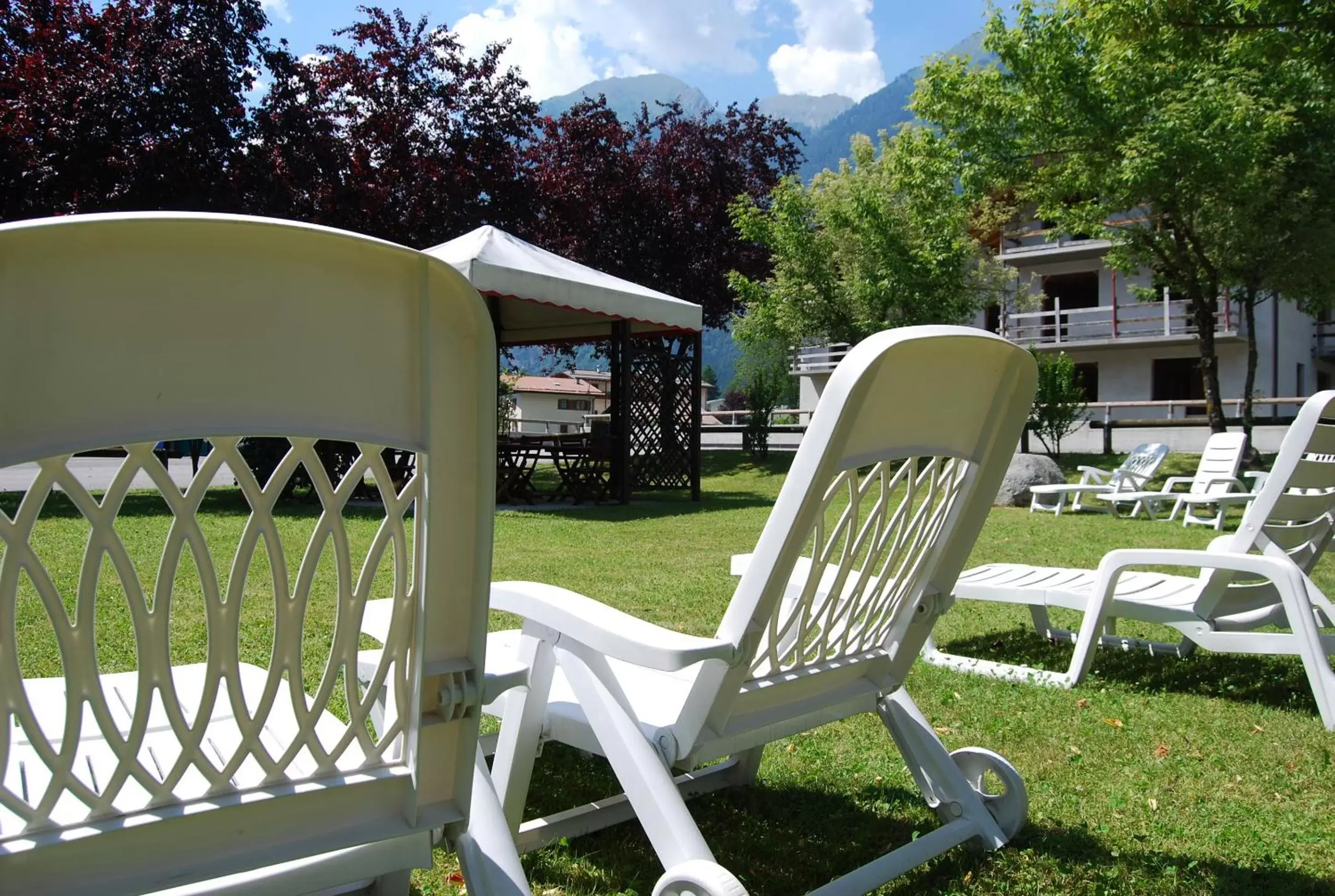 Property building, Patio/Outdoor Area in Hotel Quadrifoglio