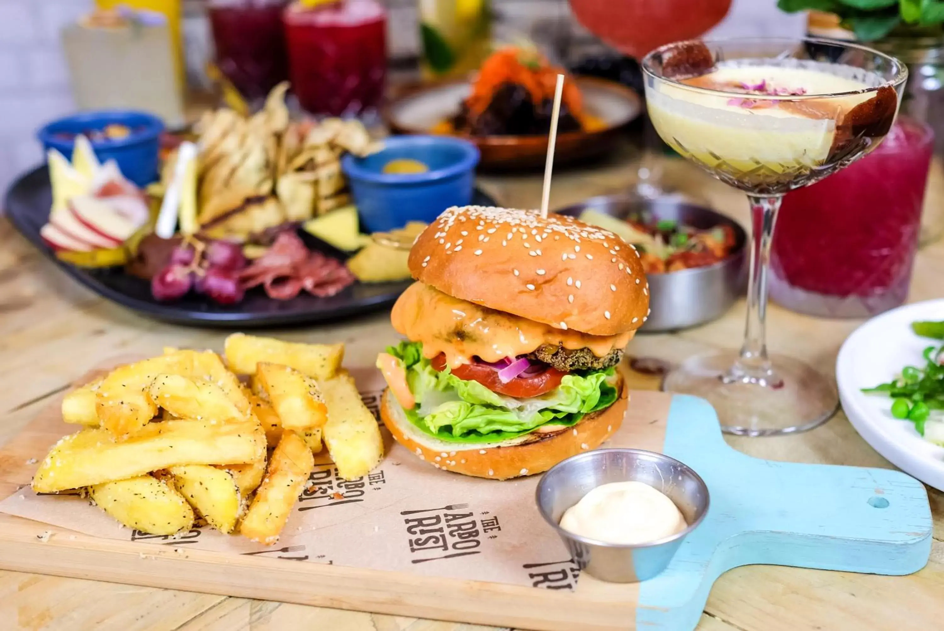 Food close-up in Trinity Hotel