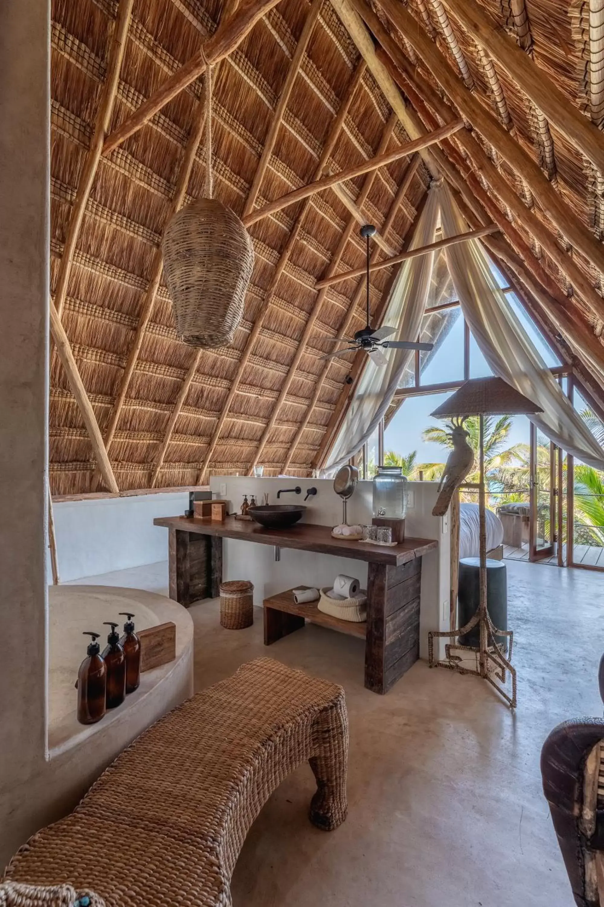 Bathroom in La Valise Tulum