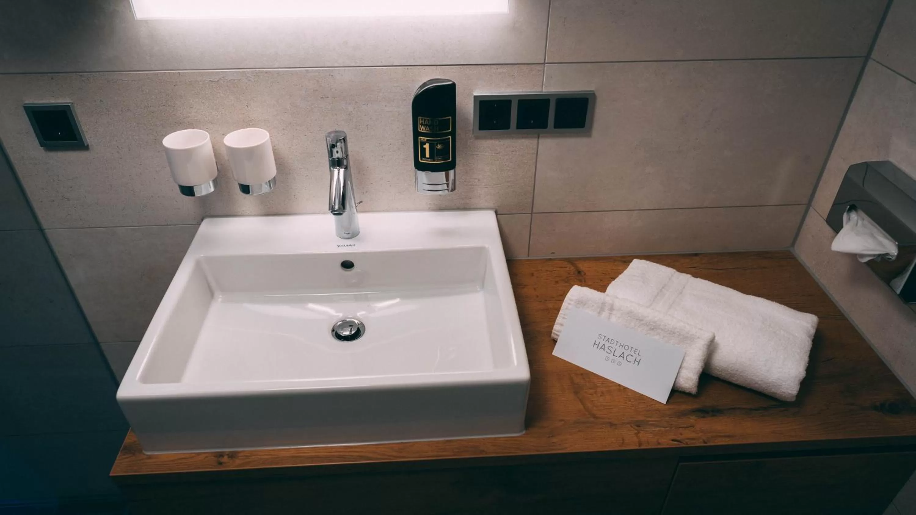 Bathroom in Stadthotel Haslach