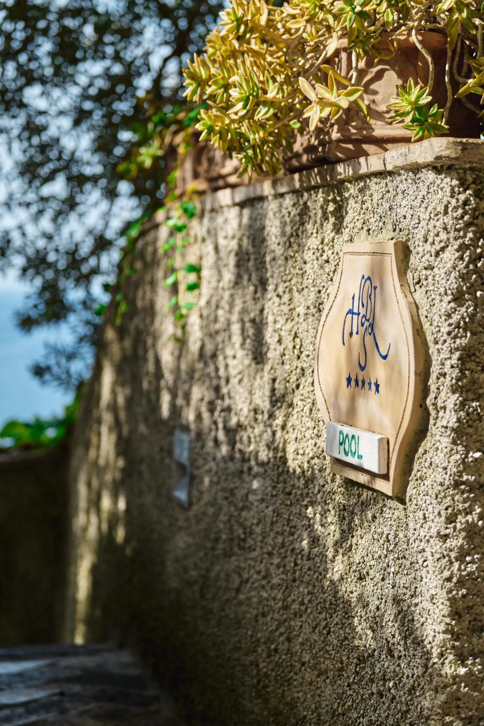 Decorative detail in Hotel Botanico San Lazzaro