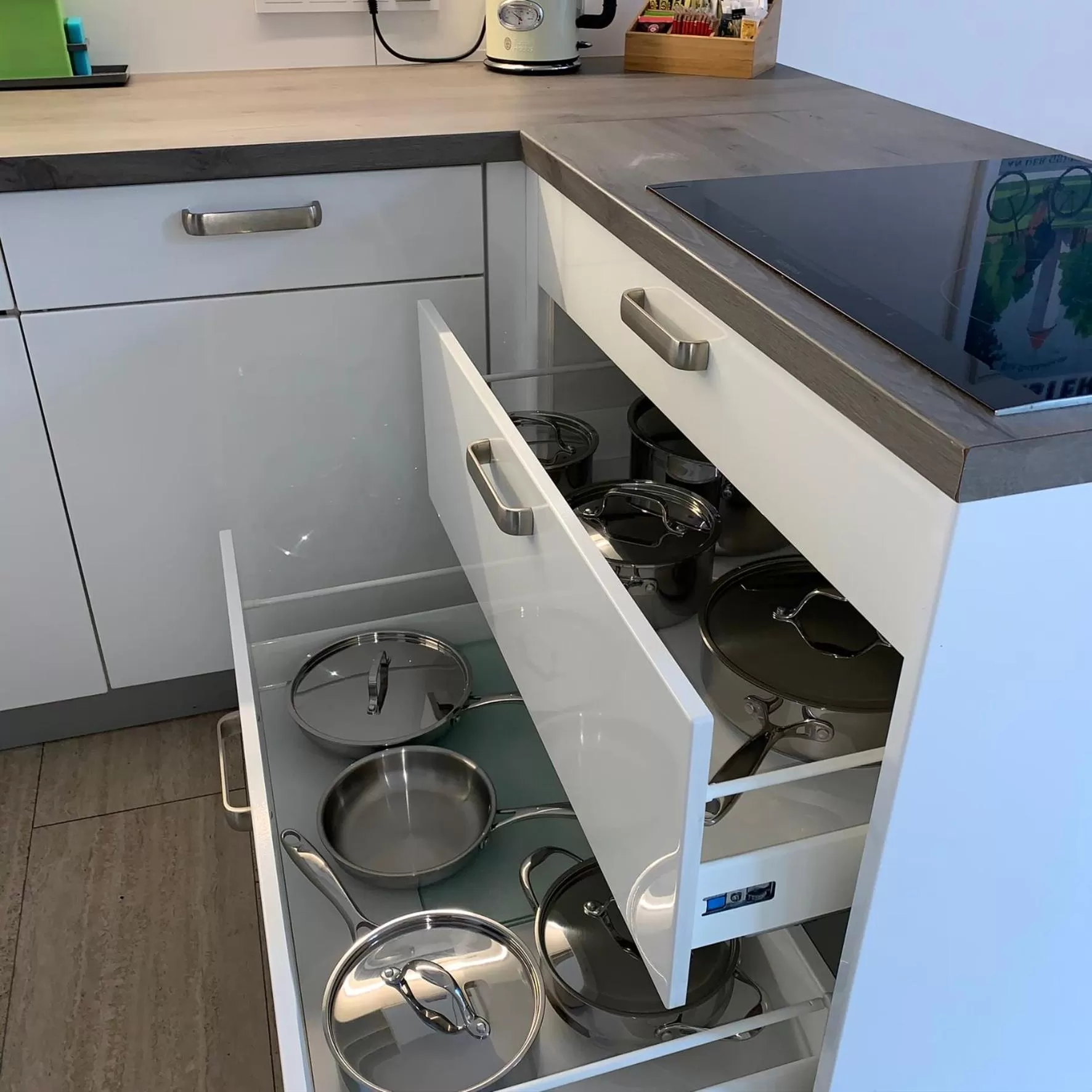 Kitchen or kitchenette in Park-Lodge Am Rohrbusch