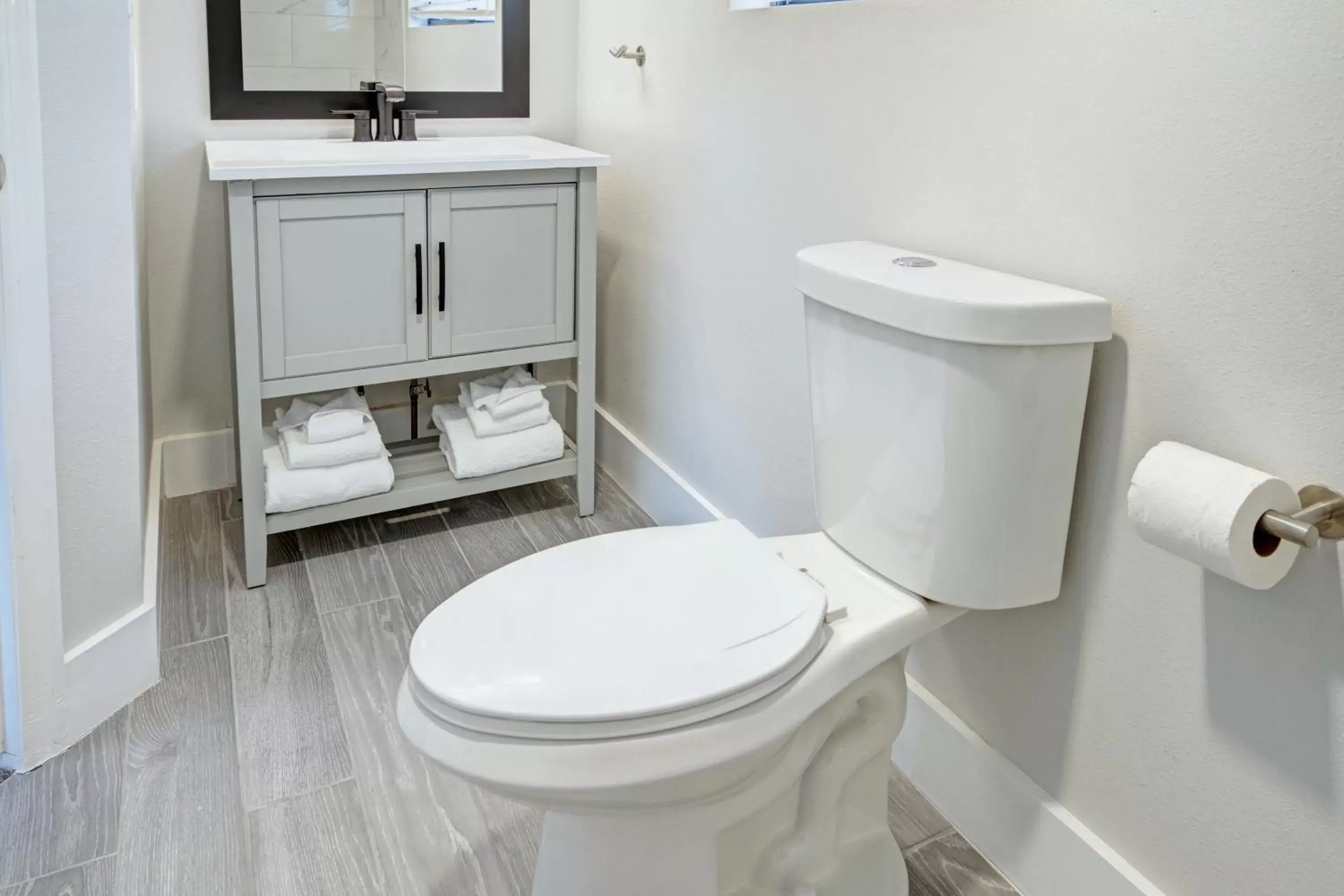 Bathroom in Pocono Mountain Villas by Exploria Resorts