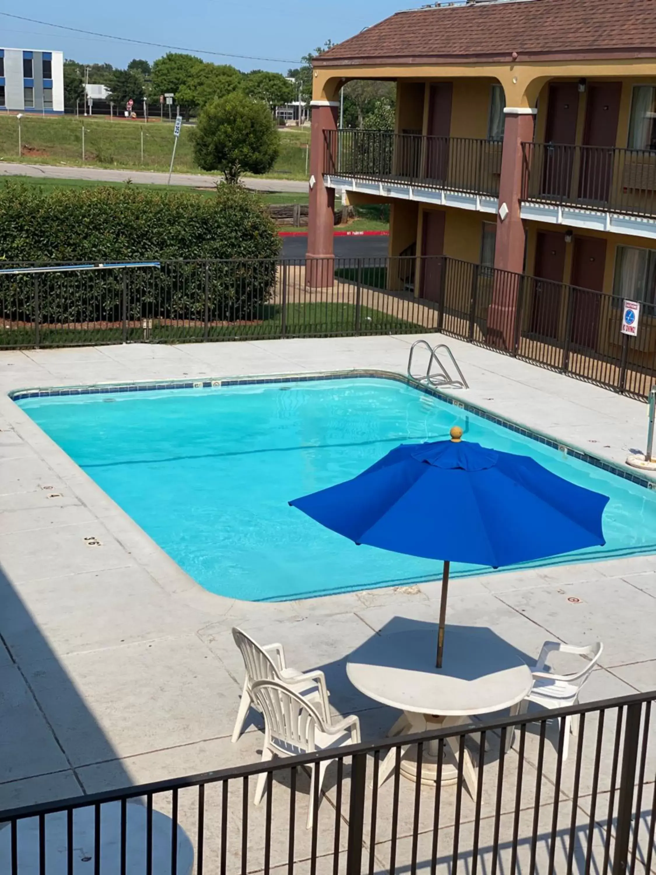 Pool view in Super 8 by Wyndham Midwest City OK