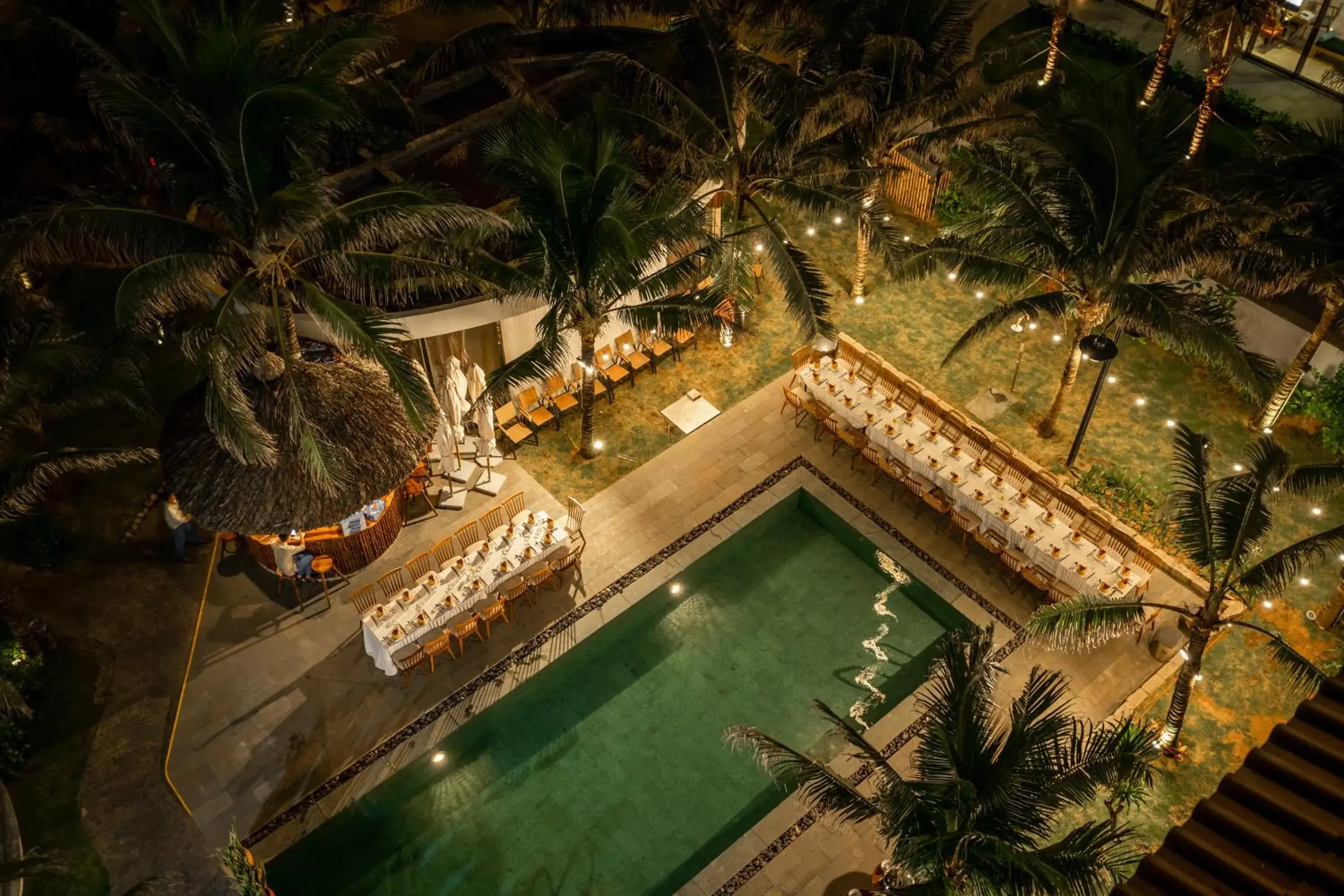 Swimming pool, Bird's-eye View in Sala Tuy Hoa Beach Hotel