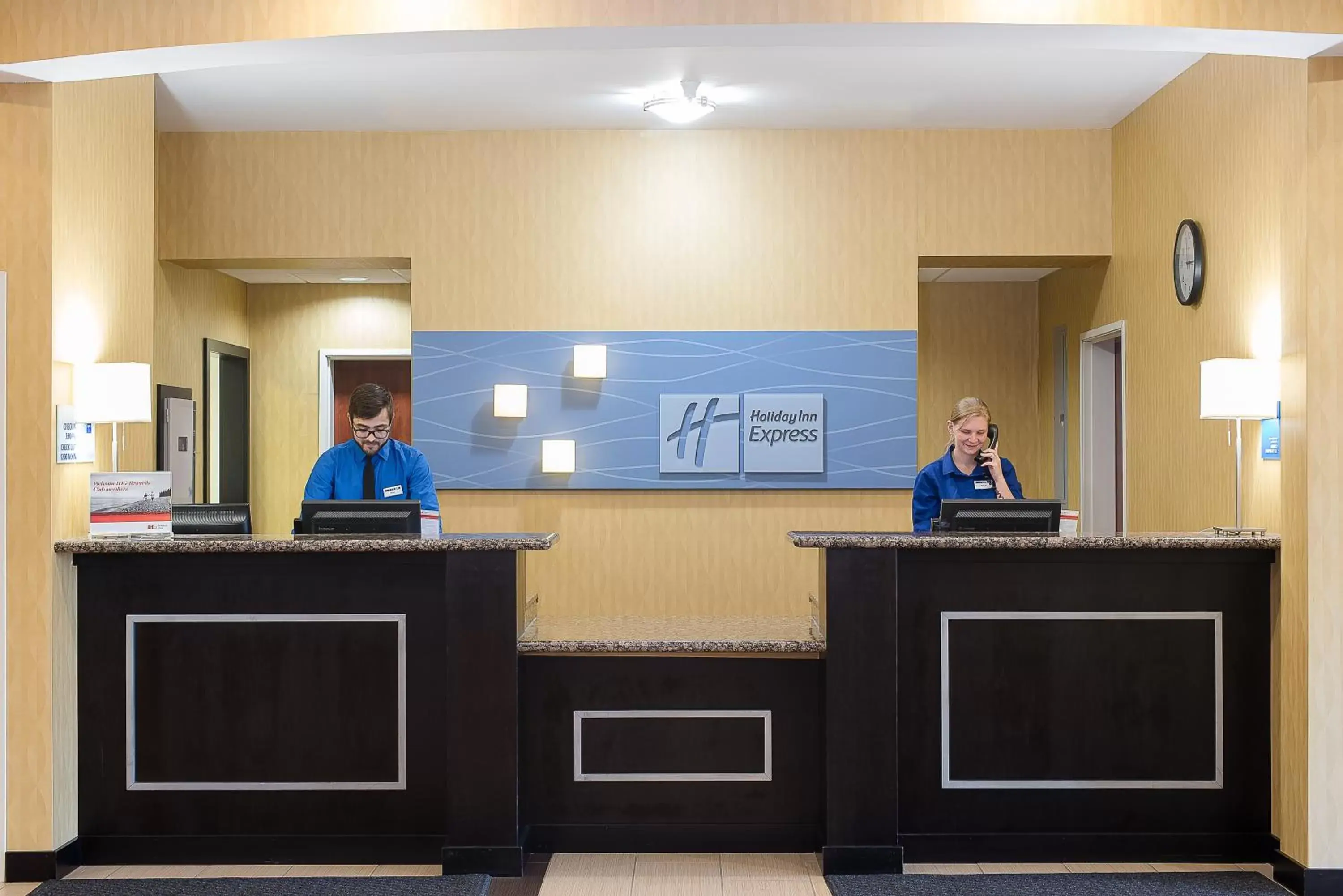 Property building, Lobby/Reception in Holiday Inn Express and Suites Lafayette East, an IHG Hotel