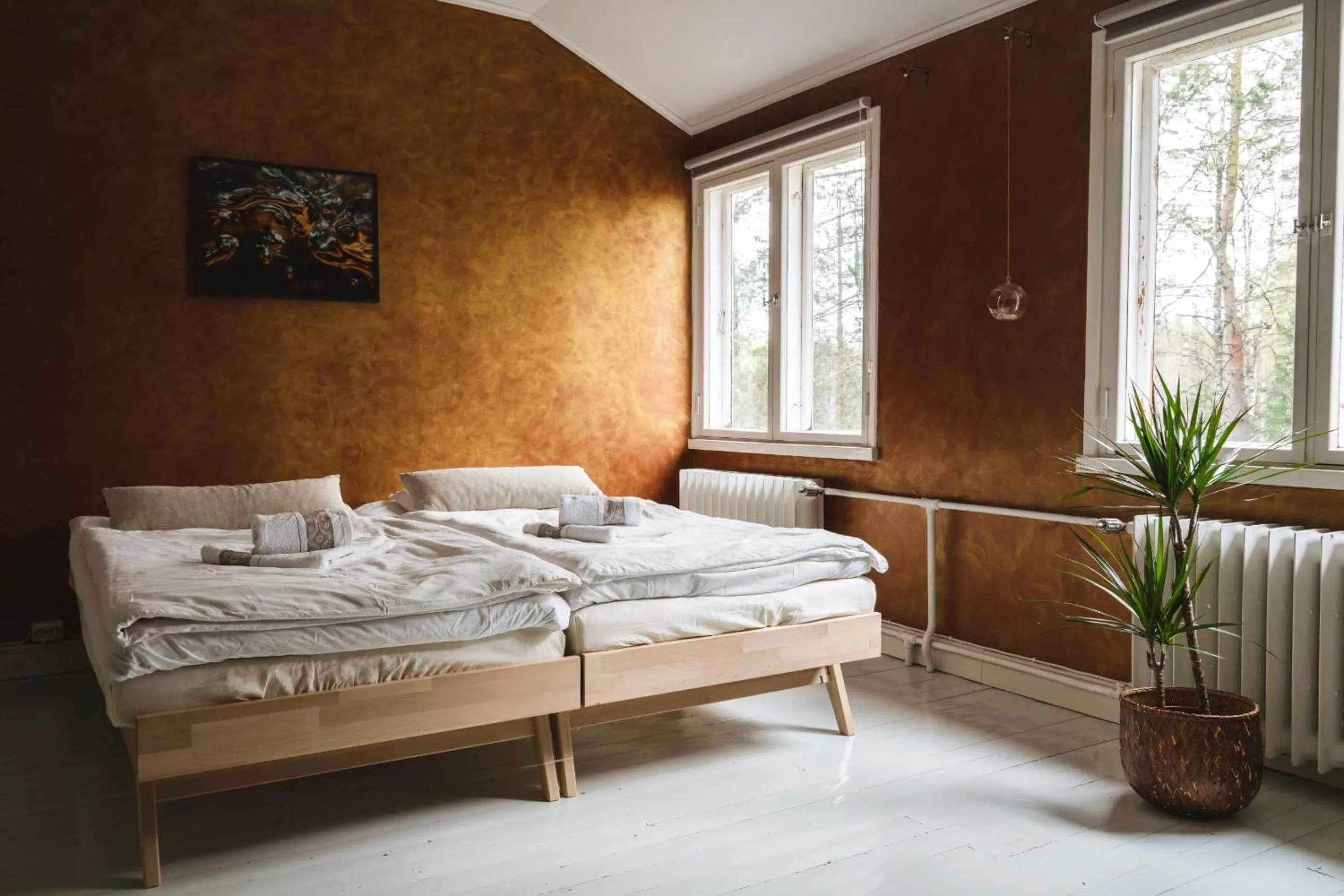 Bed in Olo Center by Kolovesi National Park